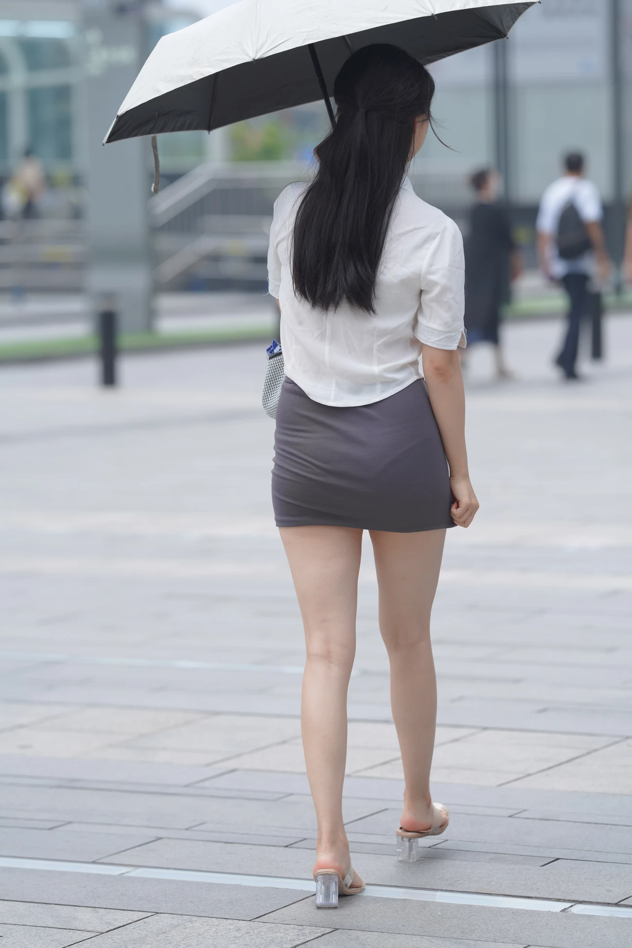 kaine模拍作品 制服气质美女面若桃花明眸皓齿 (35)