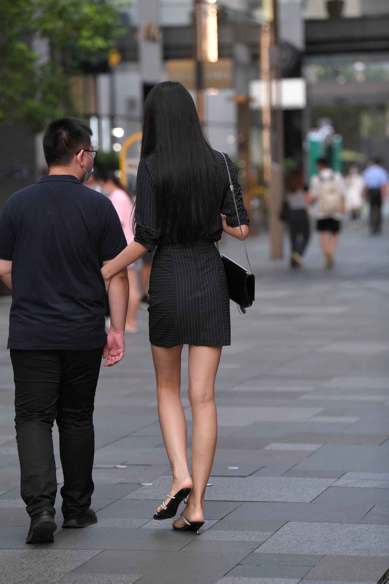 高桃黑裙大长腿model 葛征 (21)