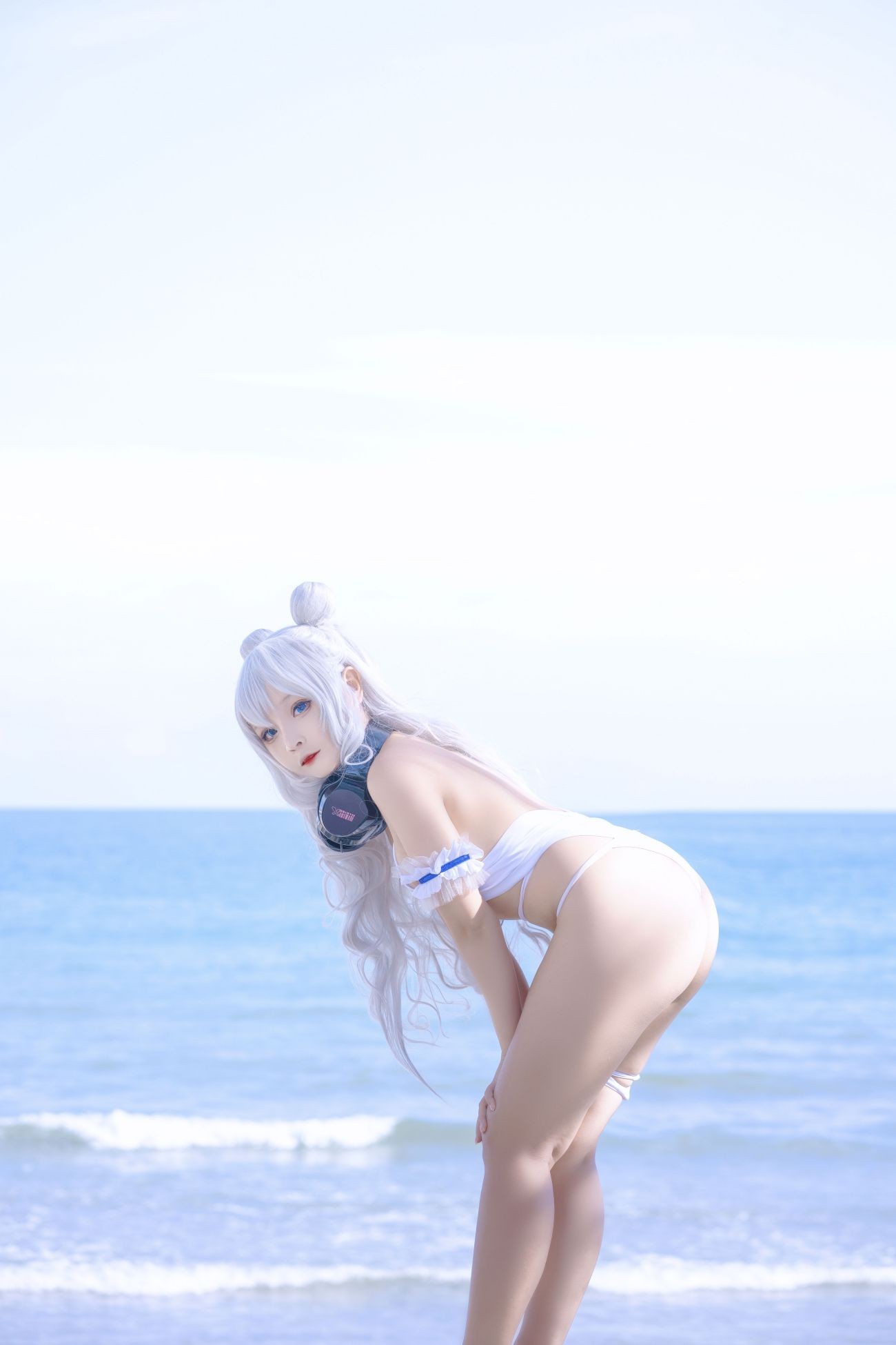 美女动漫博主 Sayo Momo 性感Cosplay写真 Azur Lane Le Malin bikini (22)