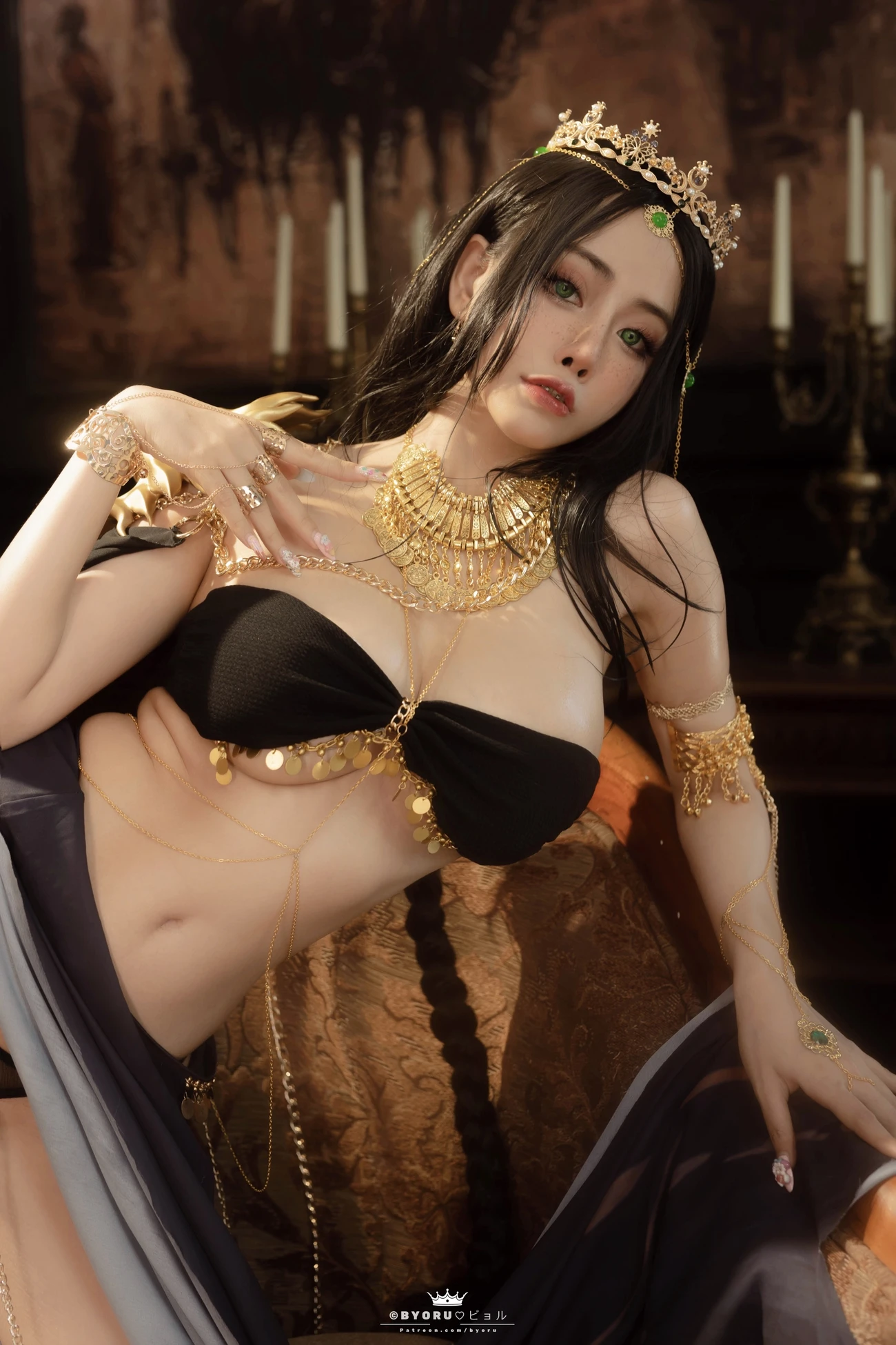 美女动漫博主萝莉Byoru性感Cosplay写真 Aeolian (16)