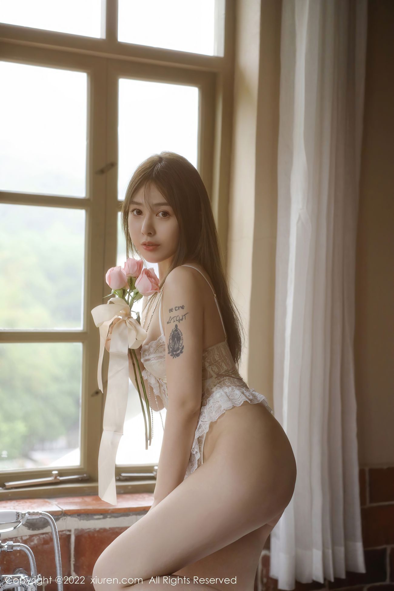 XIUREN秀人网美媛馆美女模特写真第No.5175期Evelyn艾莉高叉蕾丝情趣装 (15)