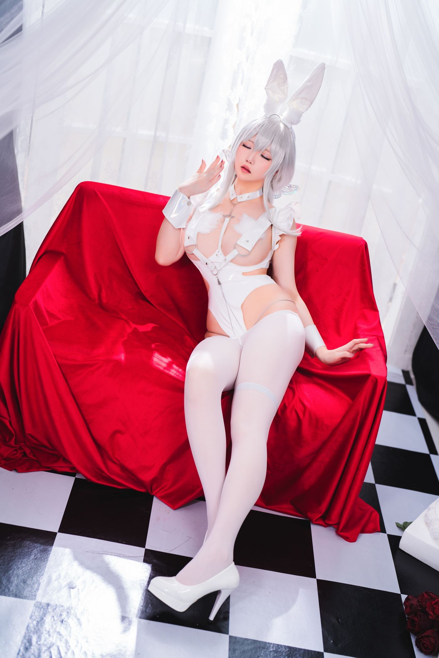 美女动漫博主星之迟迟性感Cosplay写真恶毒 (13)