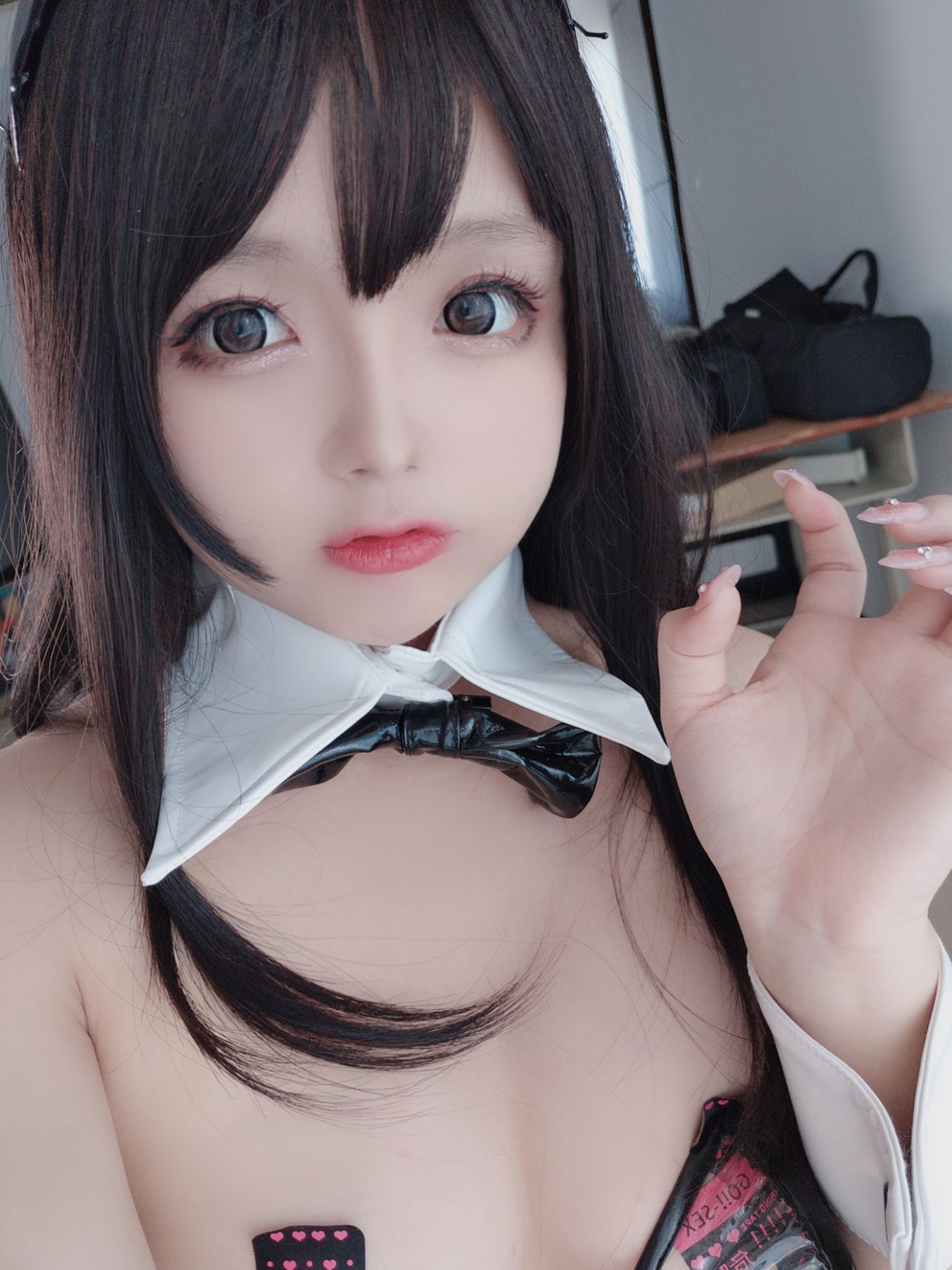 美女动漫博主日奈娇性感Cosplay写真透明兔女郎 (57)