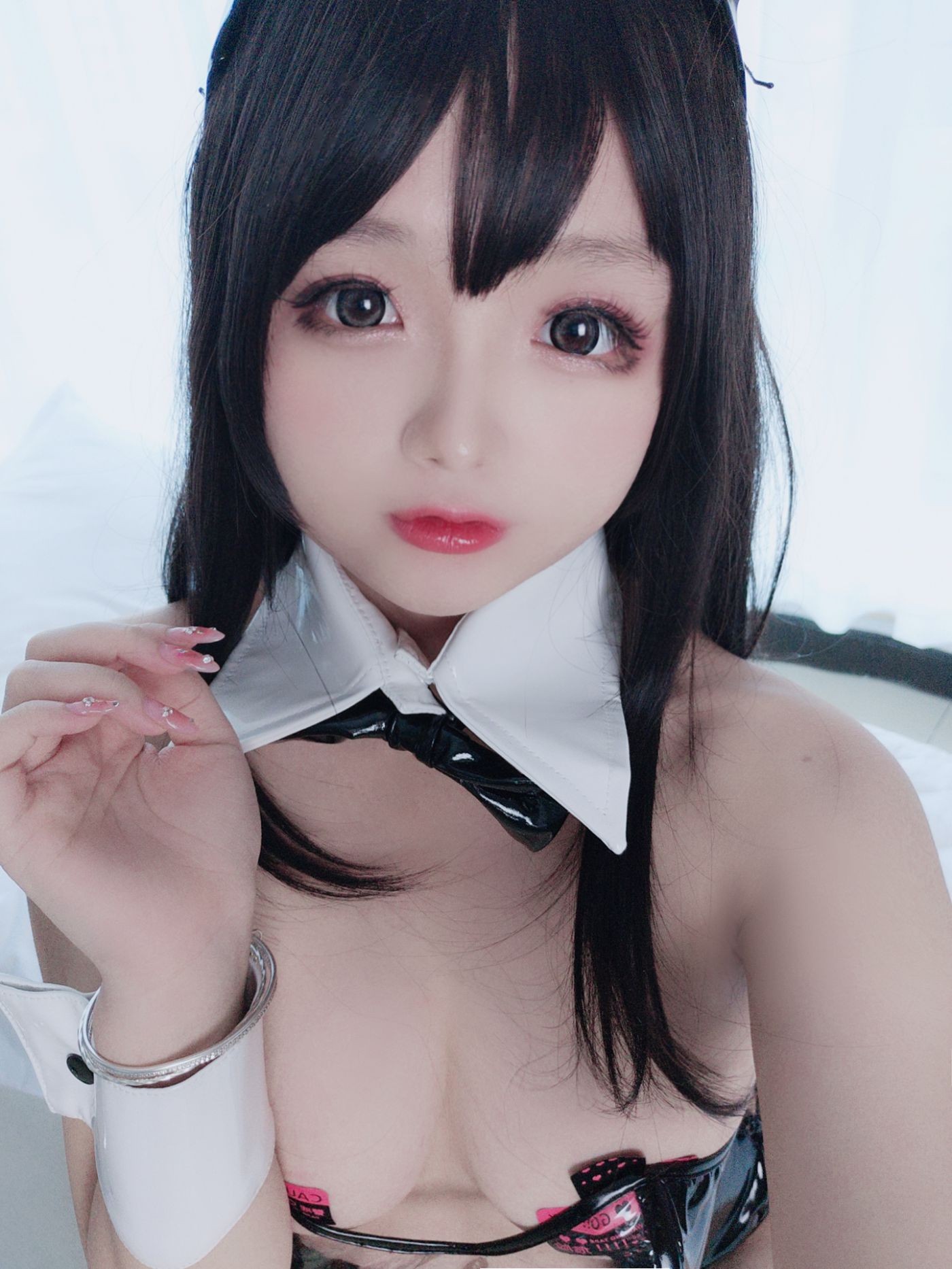 美女动漫博主日奈娇性感Cosplay写真透明兔女郎 (58)