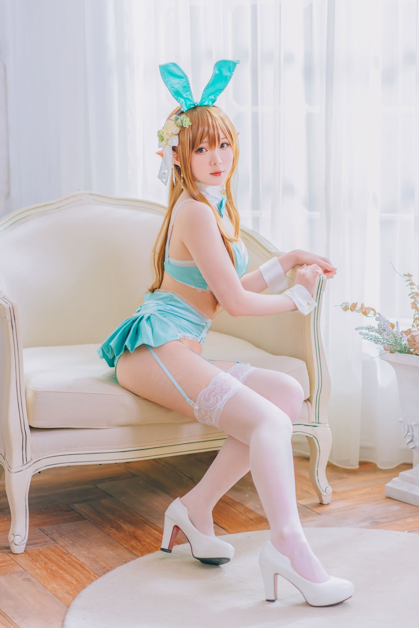 美女动漫博主霜月性感Cosplay写真 Elf Paradise (18)