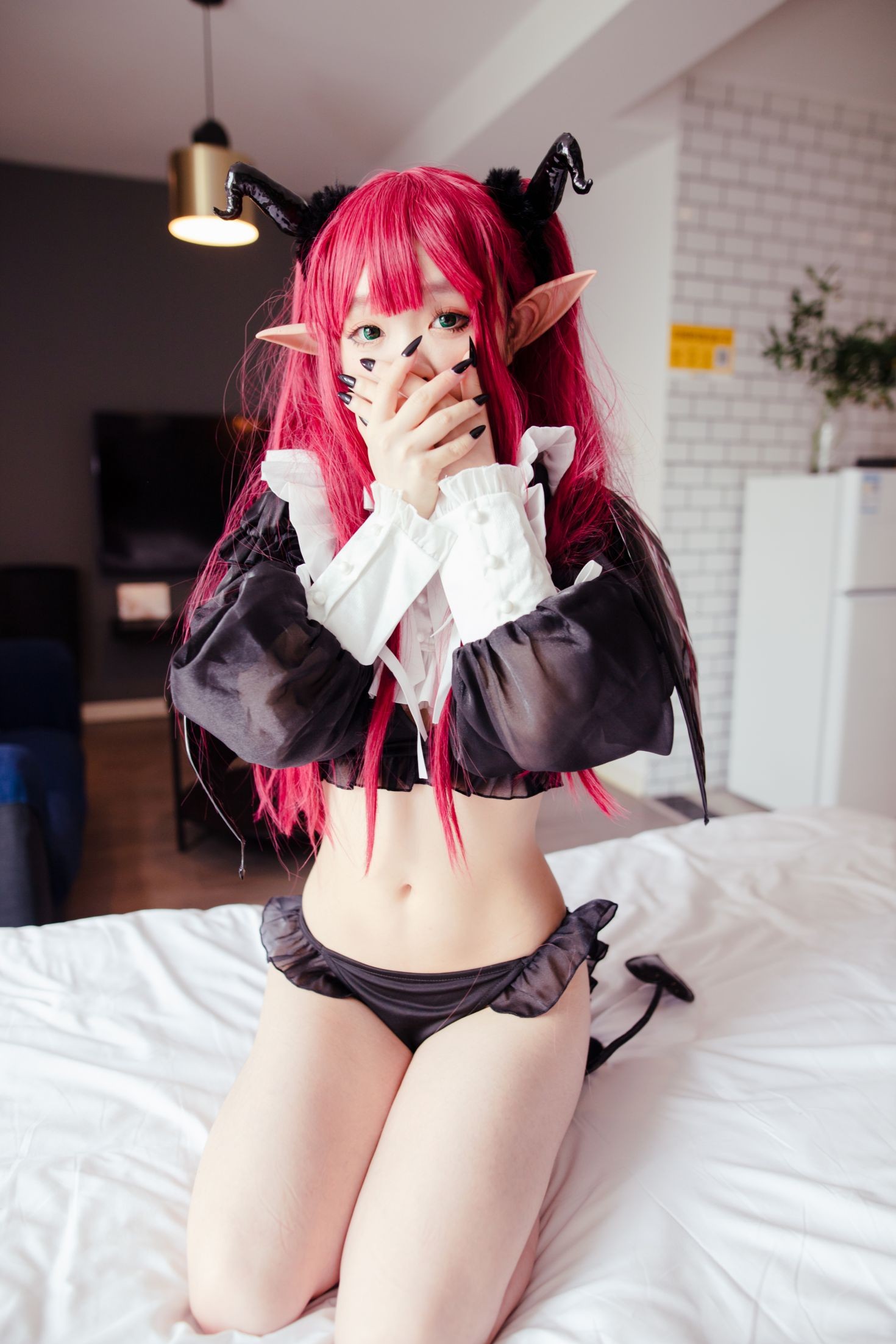 美女动漫博主神沢永莉性感Cosplay写真魅魔利兹 (18)