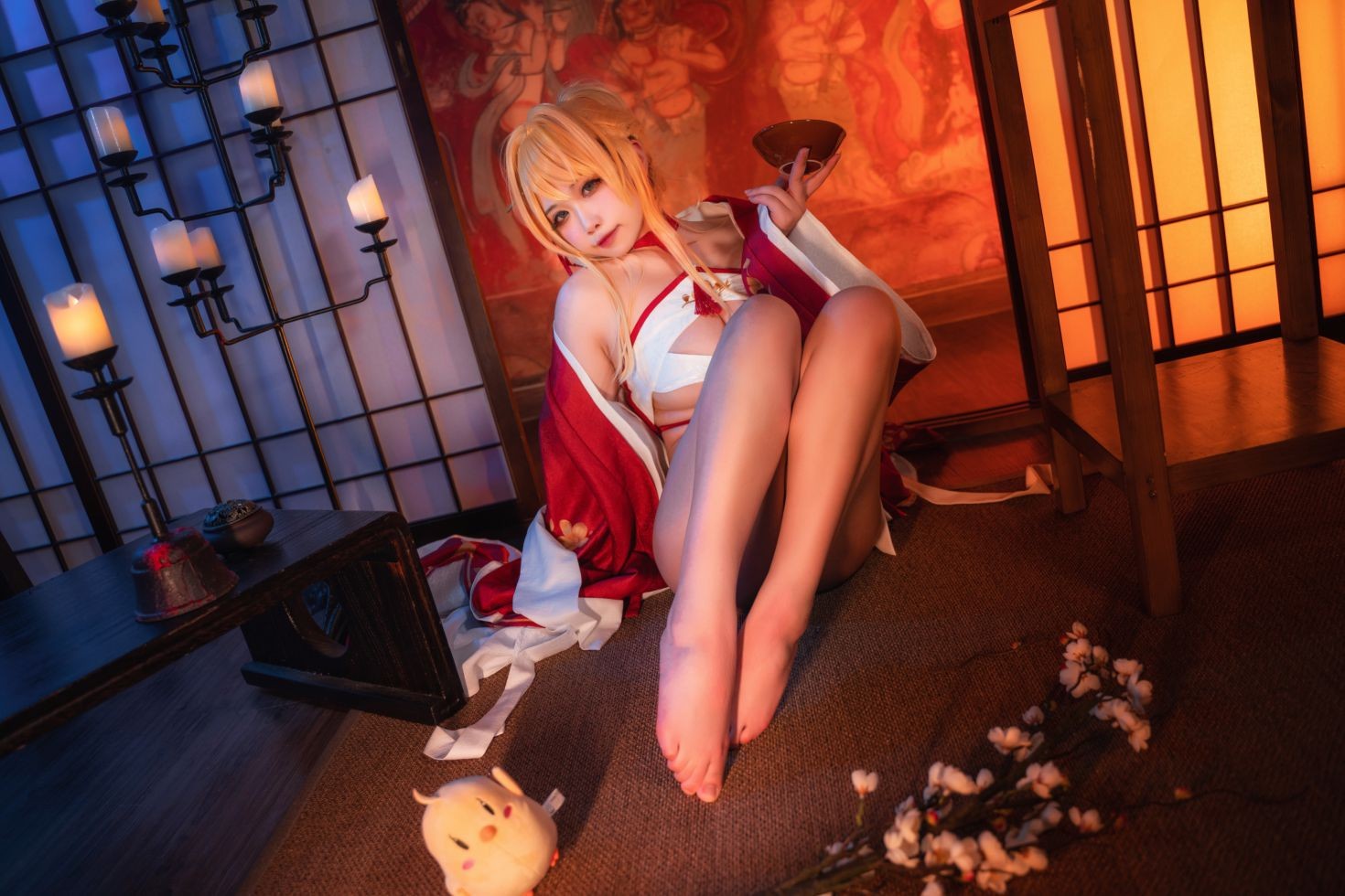 美女动漫博主贞子蜜桃性感Cosplay写真碧蓝航线新春光荣 (9)