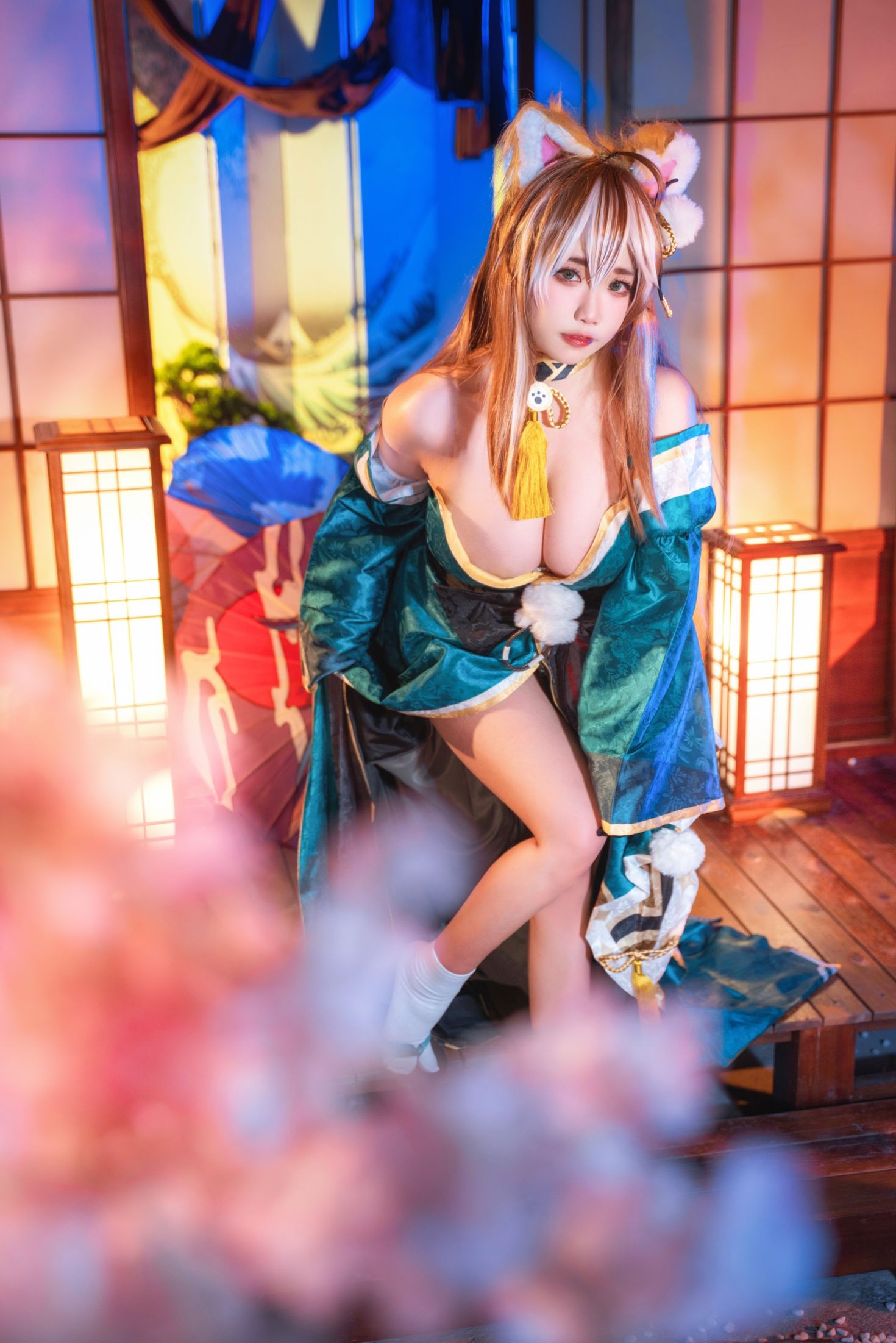 美女动漫博主贞子蜜桃性感Cosplay写真原神希娜 (9)