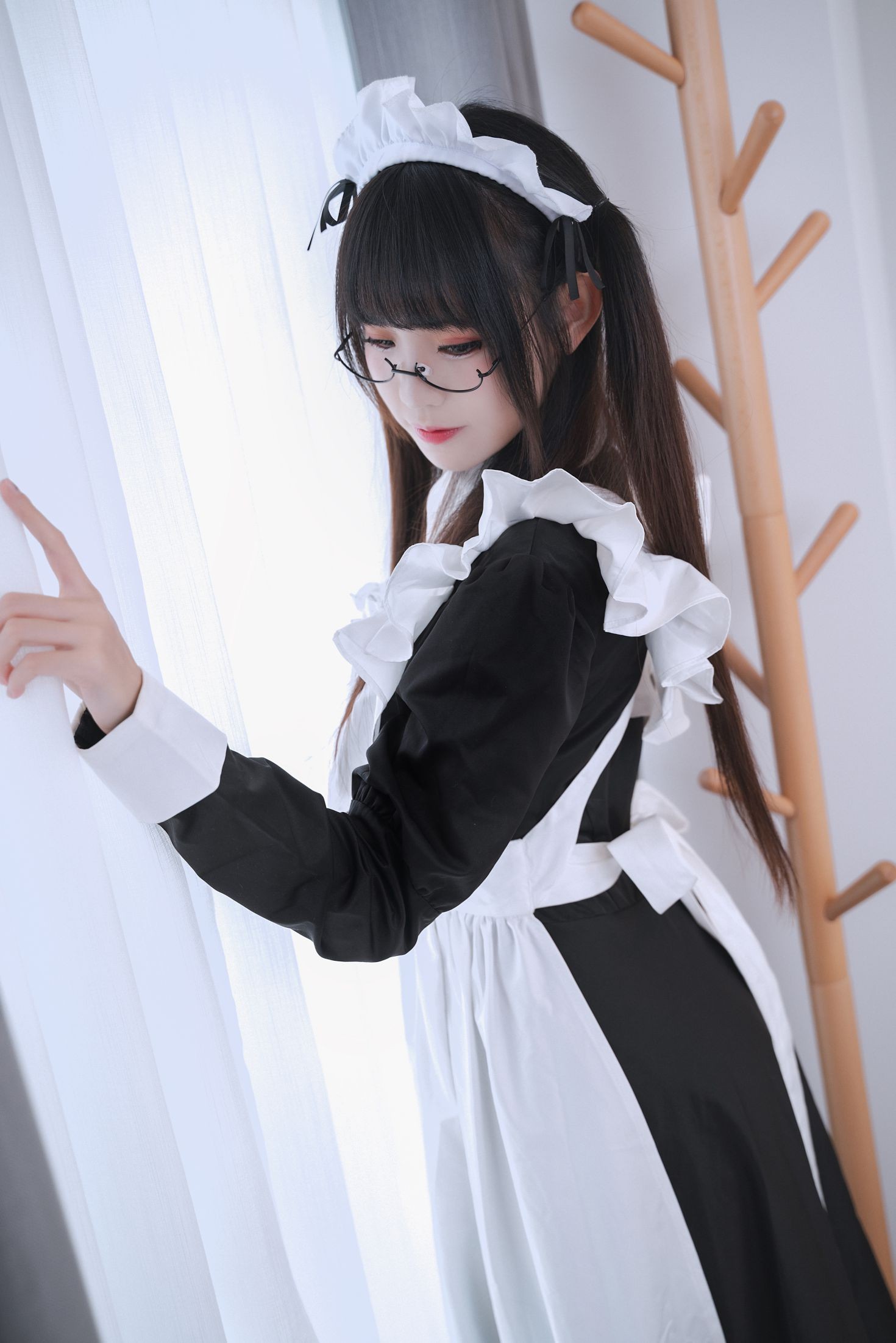 美女动漫博主miko酱性感Cosplay写真女仆 (7)