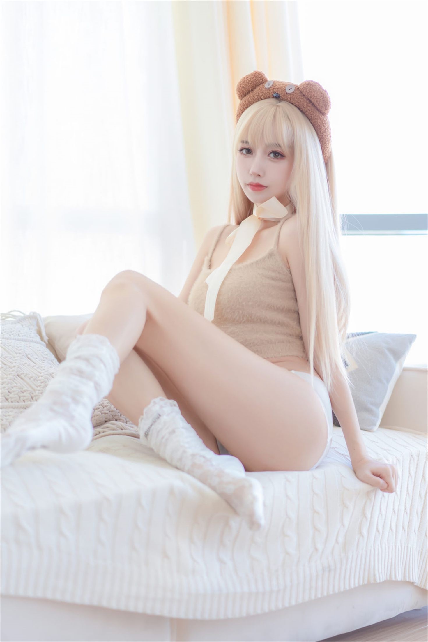 美女动漫博主过期米线线喵性感Cosplay写真小熊软糖 (6)