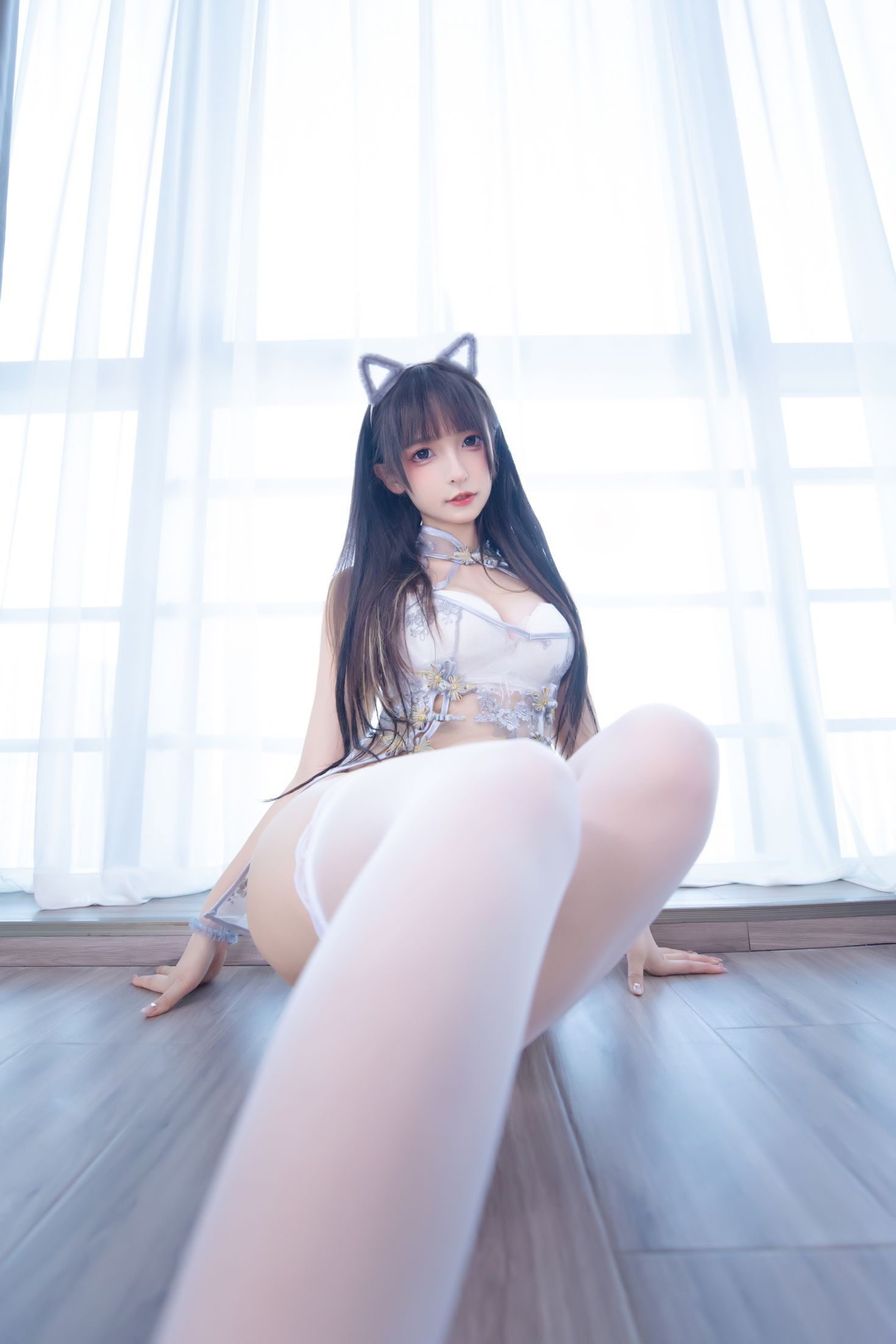 美女动漫博主神楽板真冬性感Cosplay写真羞涩喵喵 (56)