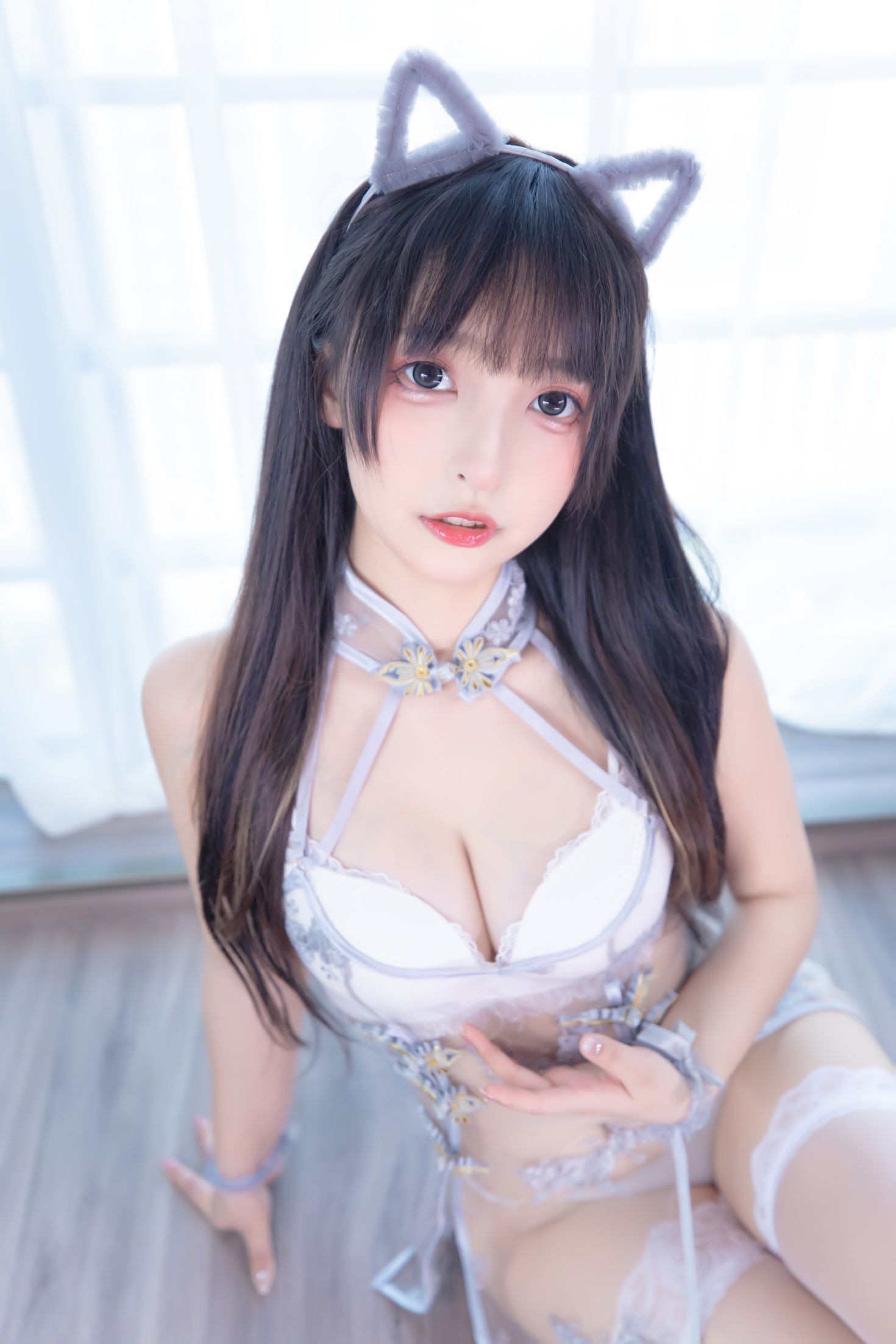 美女动漫博主神楽板真冬性感Cosplay写真羞涩喵喵 (74)