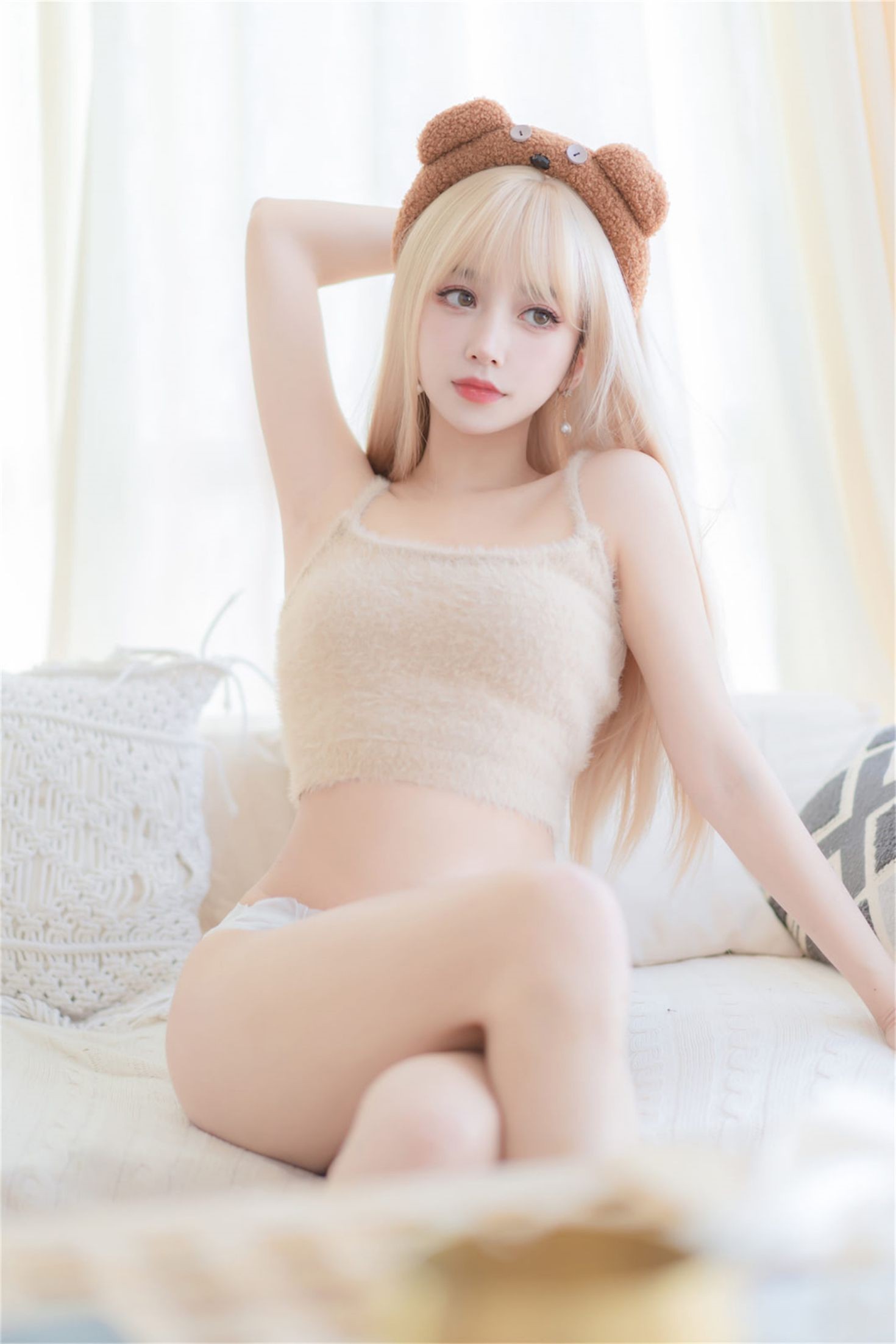 美女动漫博主过期米线线喵性感Cosplay写真小熊软糖 (28)