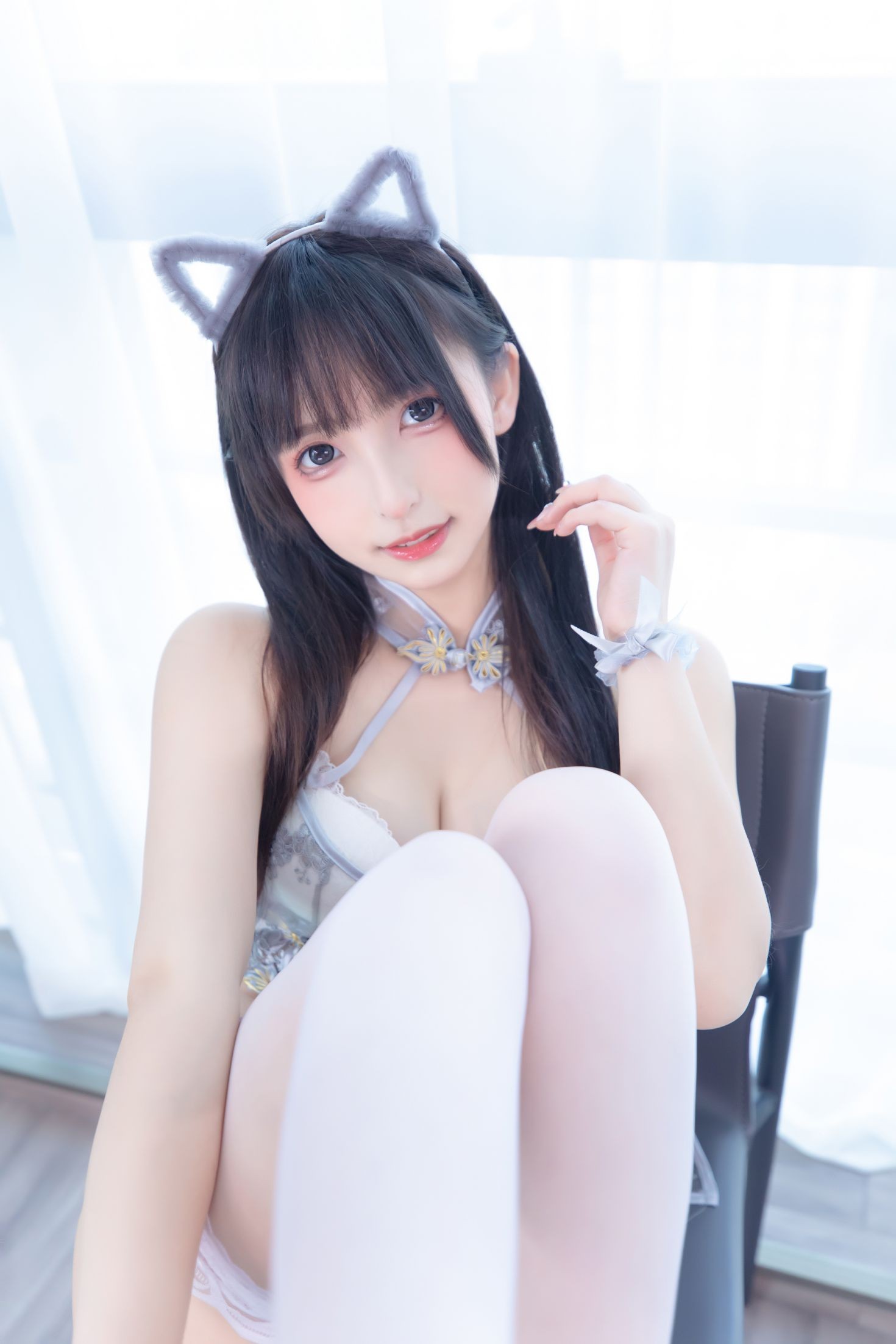 美女动漫博主神楽板真冬性感Cosplay写真羞涩喵喵 (50)