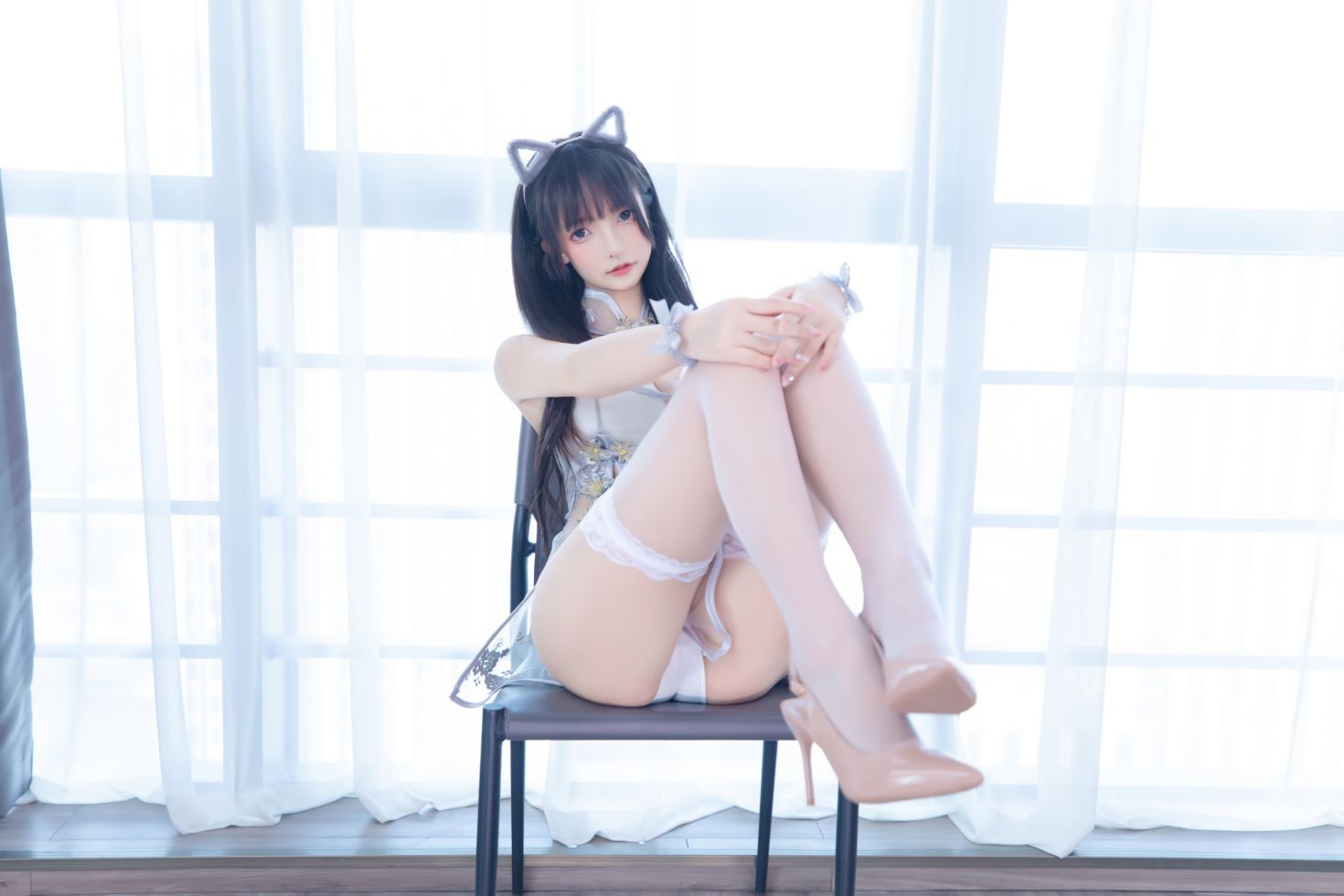 美女动漫博主神楽板真冬性感Cosplay写真羞涩喵喵 (25)