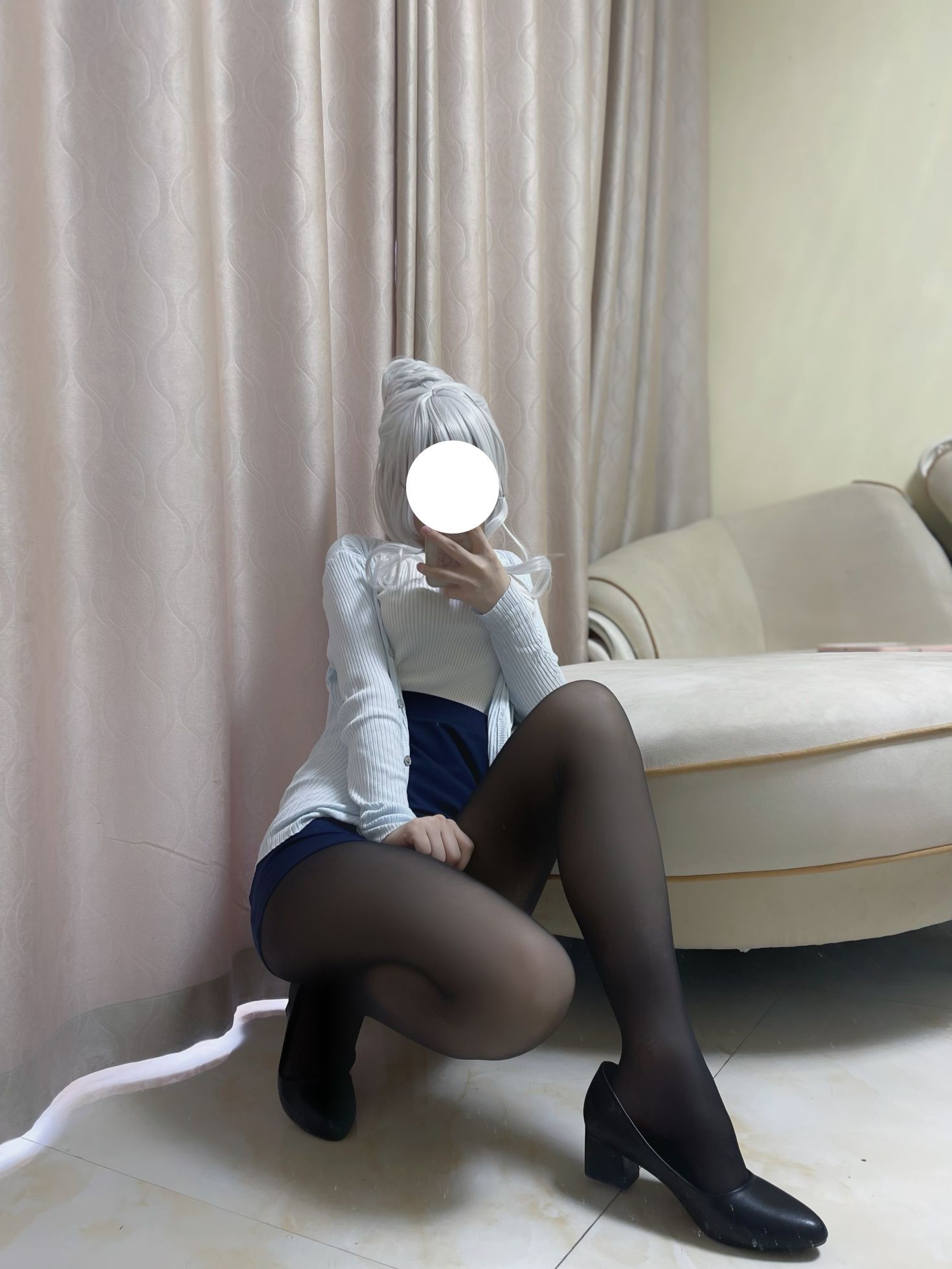 美女动漫博主幼愛youmeko性感Cosplay写真未亡人雪女 (70)