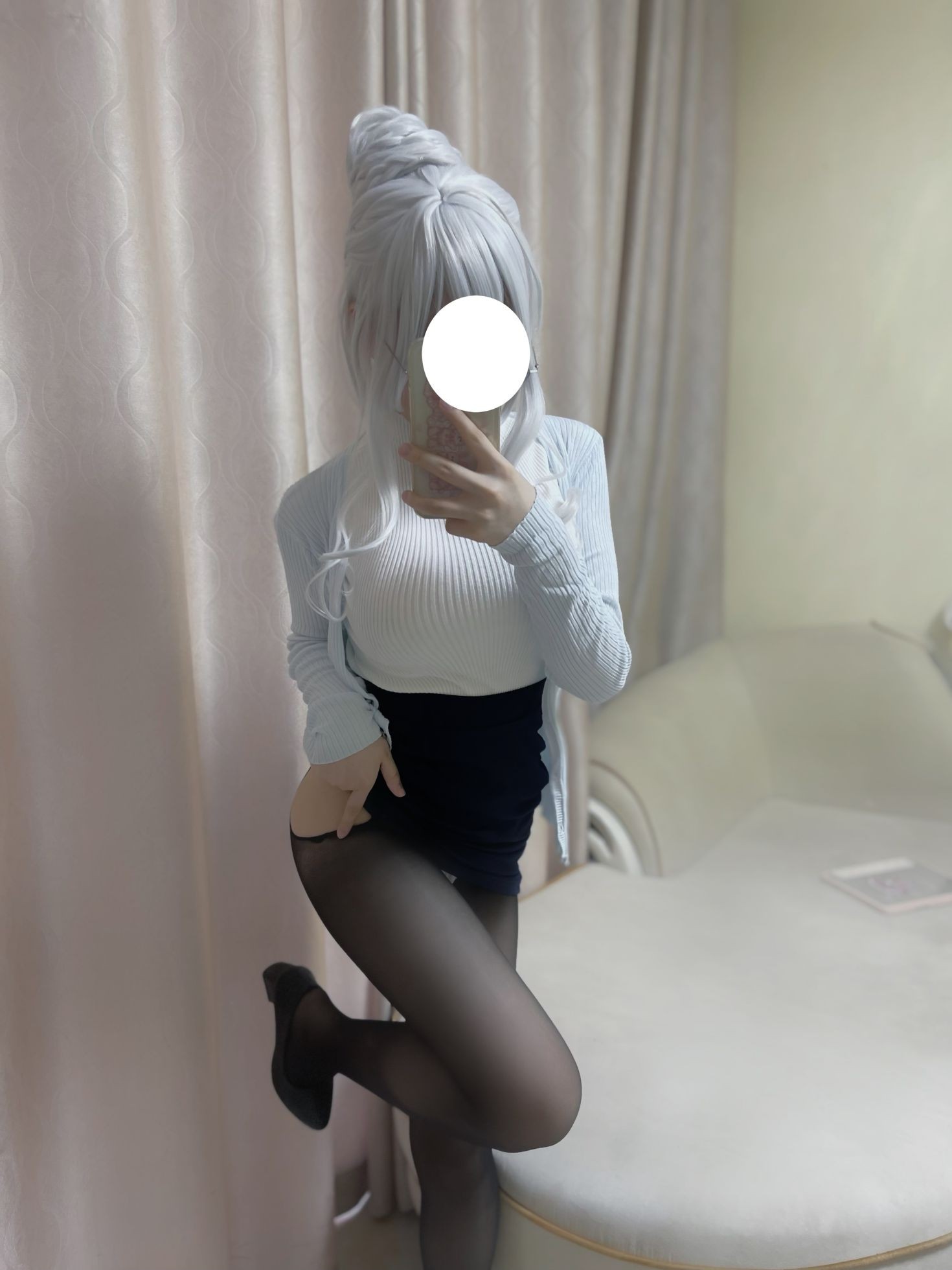 美女动漫博主幼愛youmeko性感Cosplay写真未亡人雪女 (68)