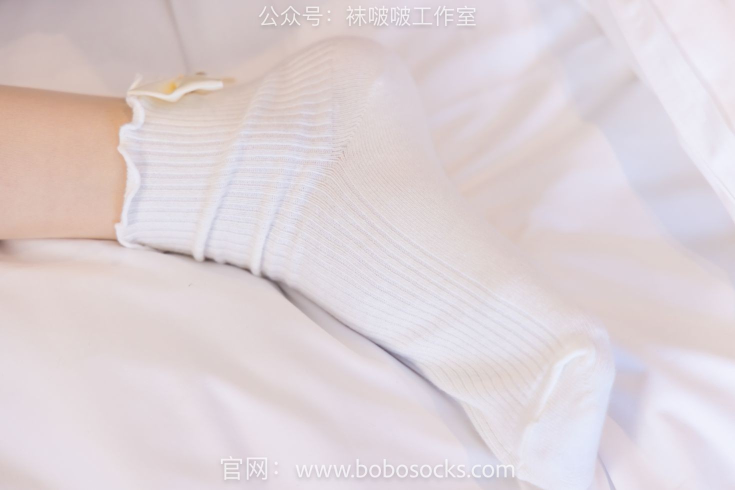 BoBoSocks袜啵啵美少女丝袜美脚写真第No.121期稚予高跟鞋白棉袜肉丝 (57)