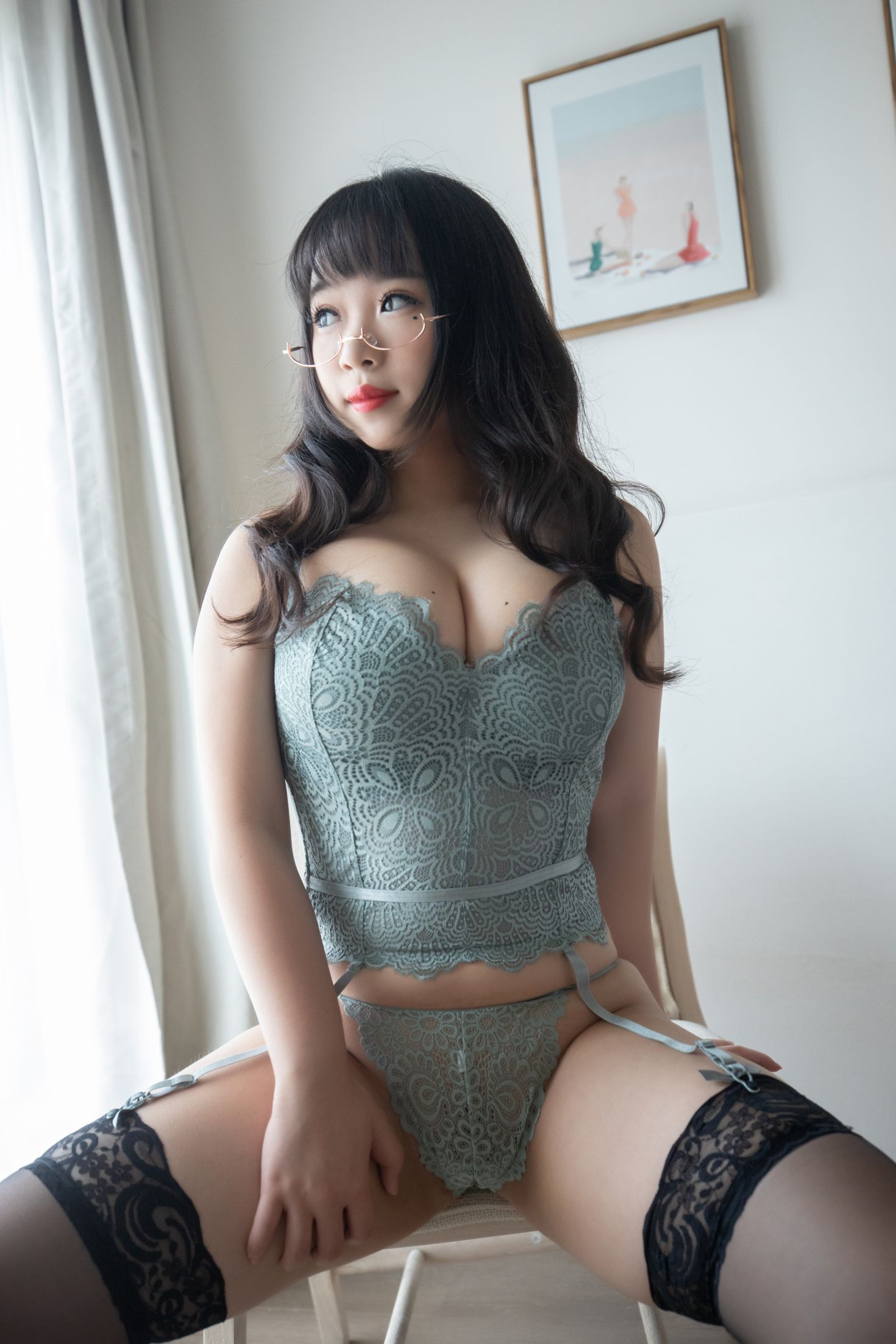 美女动漫博主胡桃猫性感Cosplay写真醉酒当歌 (4)