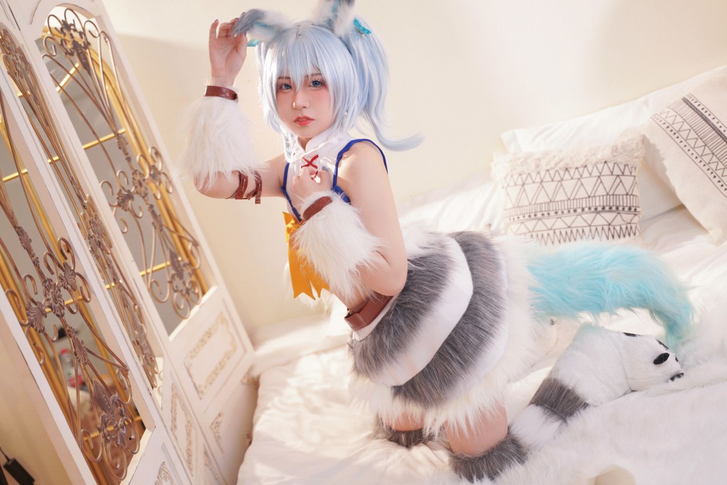 美女动漫博主虎森森性感Cosplay写真刹那 (15)