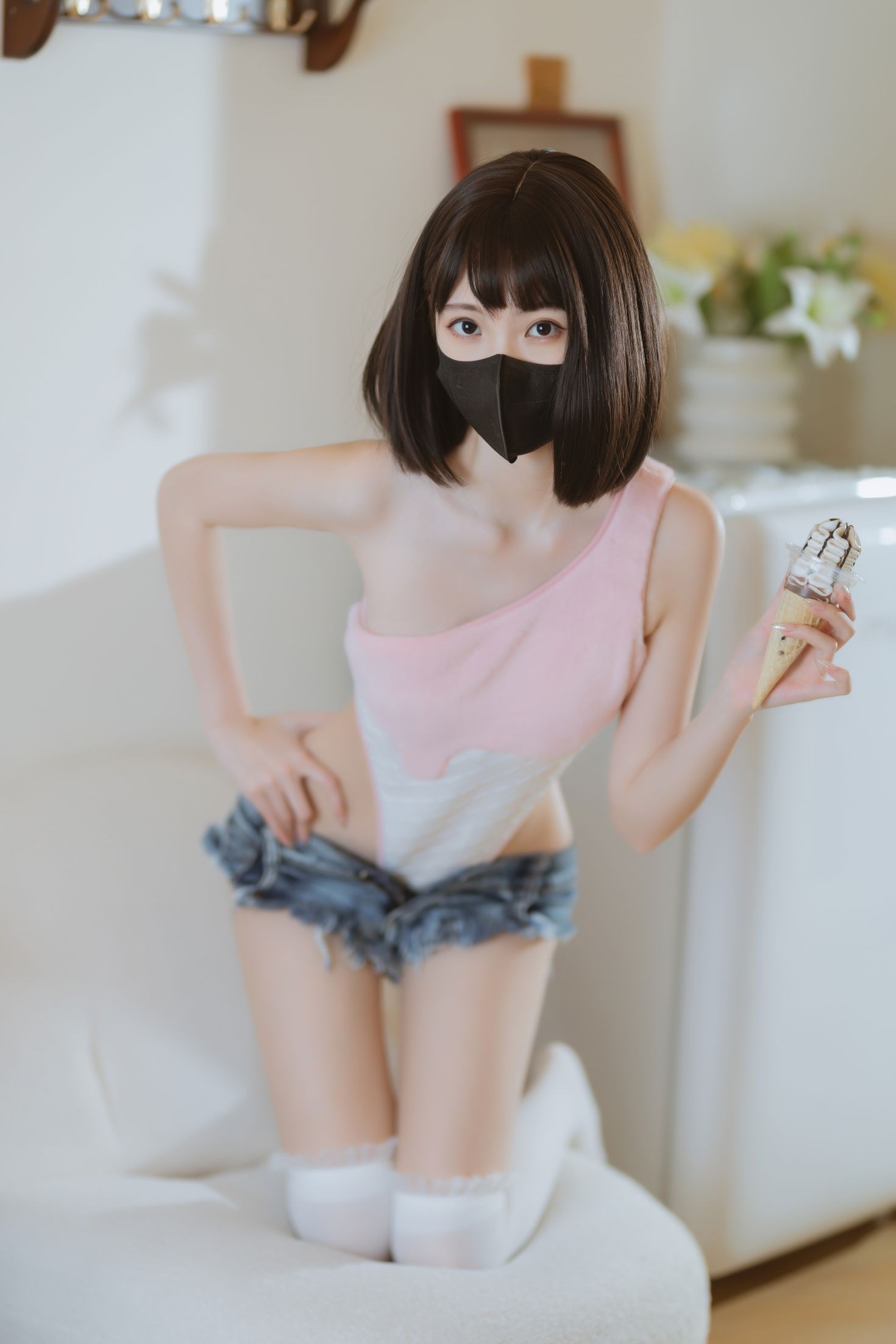 美女动漫博主许岚性感Cosplay写真冰淇淋 (27)