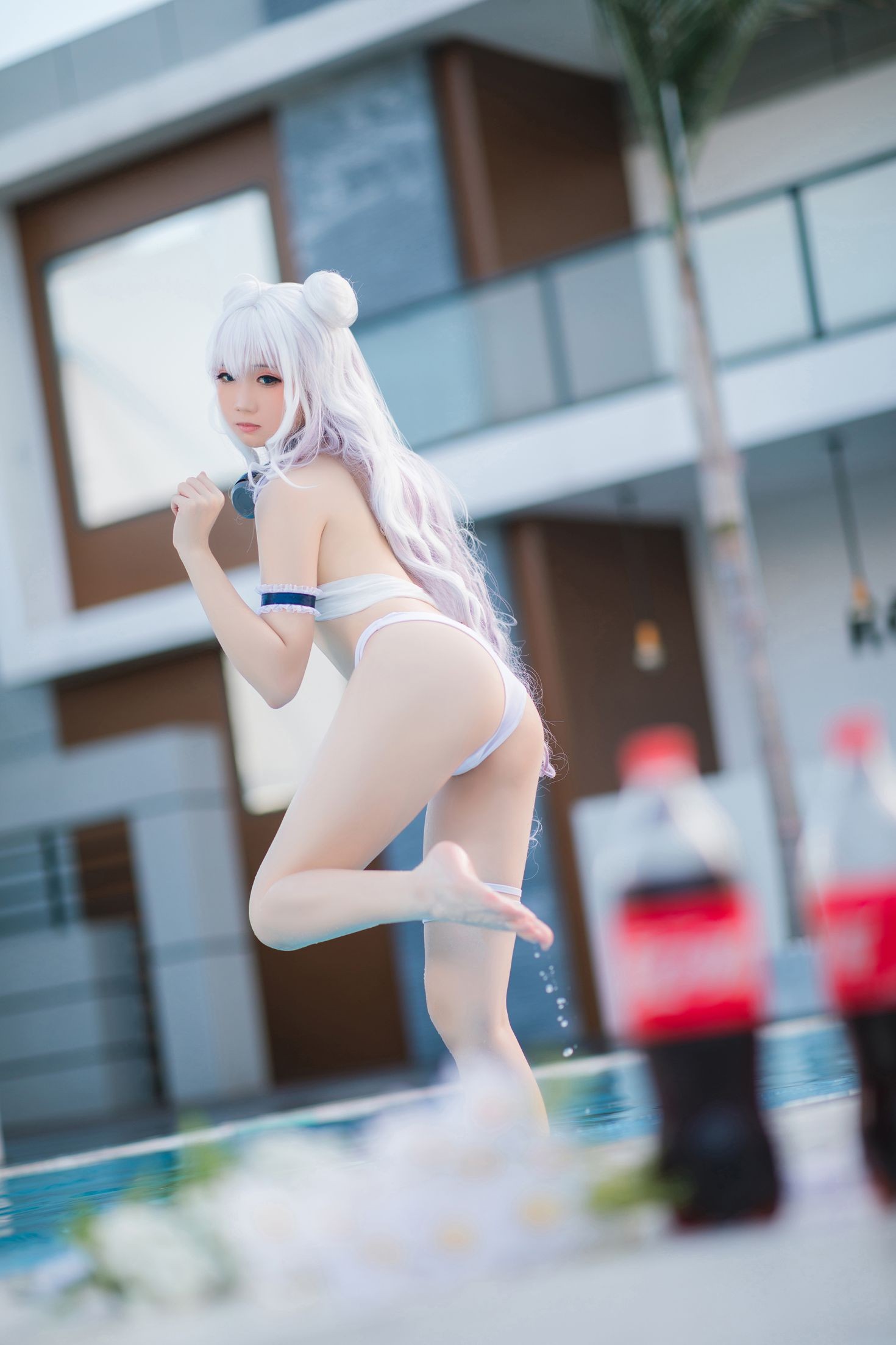 美女动漫博主焖焖碳性感Cosplay写真恶毒泳衣 (17)