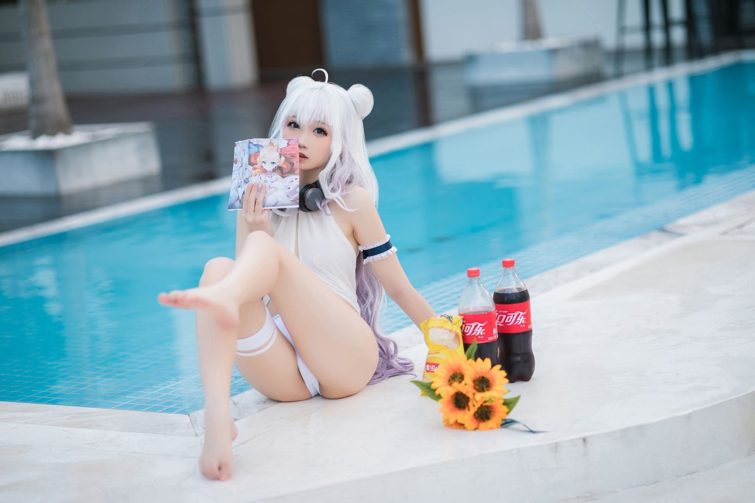 美女动漫博主焖焖碳性感Cosplay写真恶毒泳衣 (4)