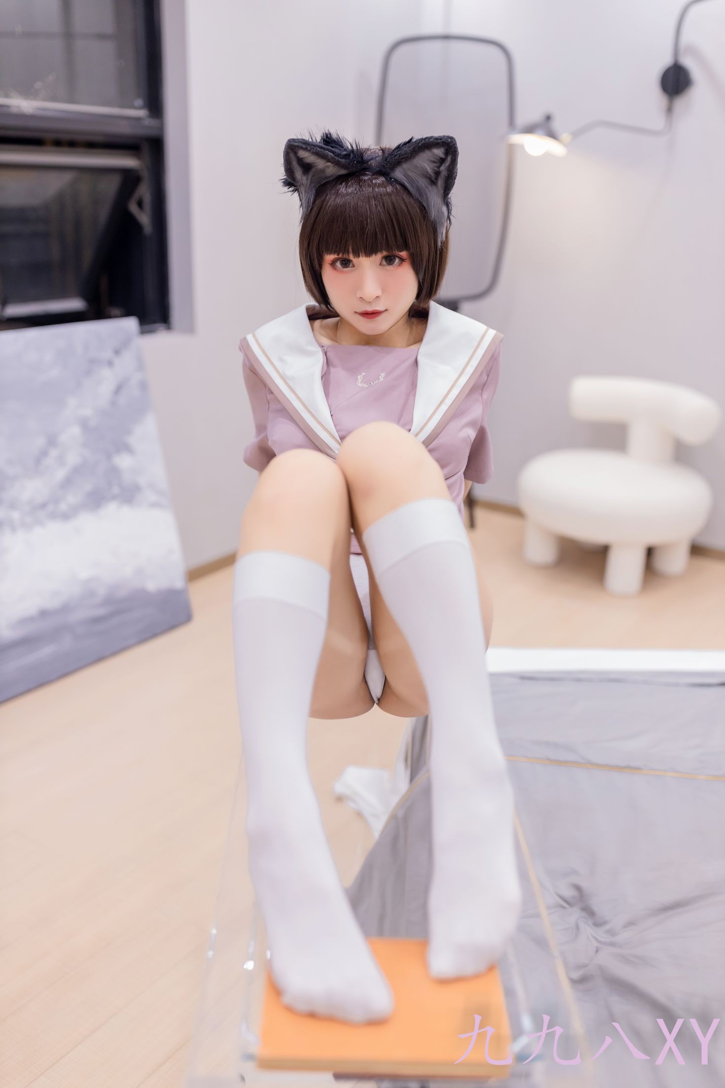 美女动漫博主九九八性感Cosplay写真大灰狼 (53)