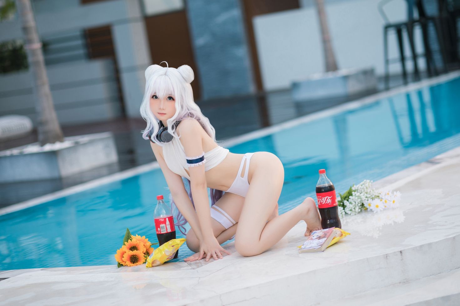 美女动漫博主焖焖碳性感Cosplay写真恶毒泳衣 (6)