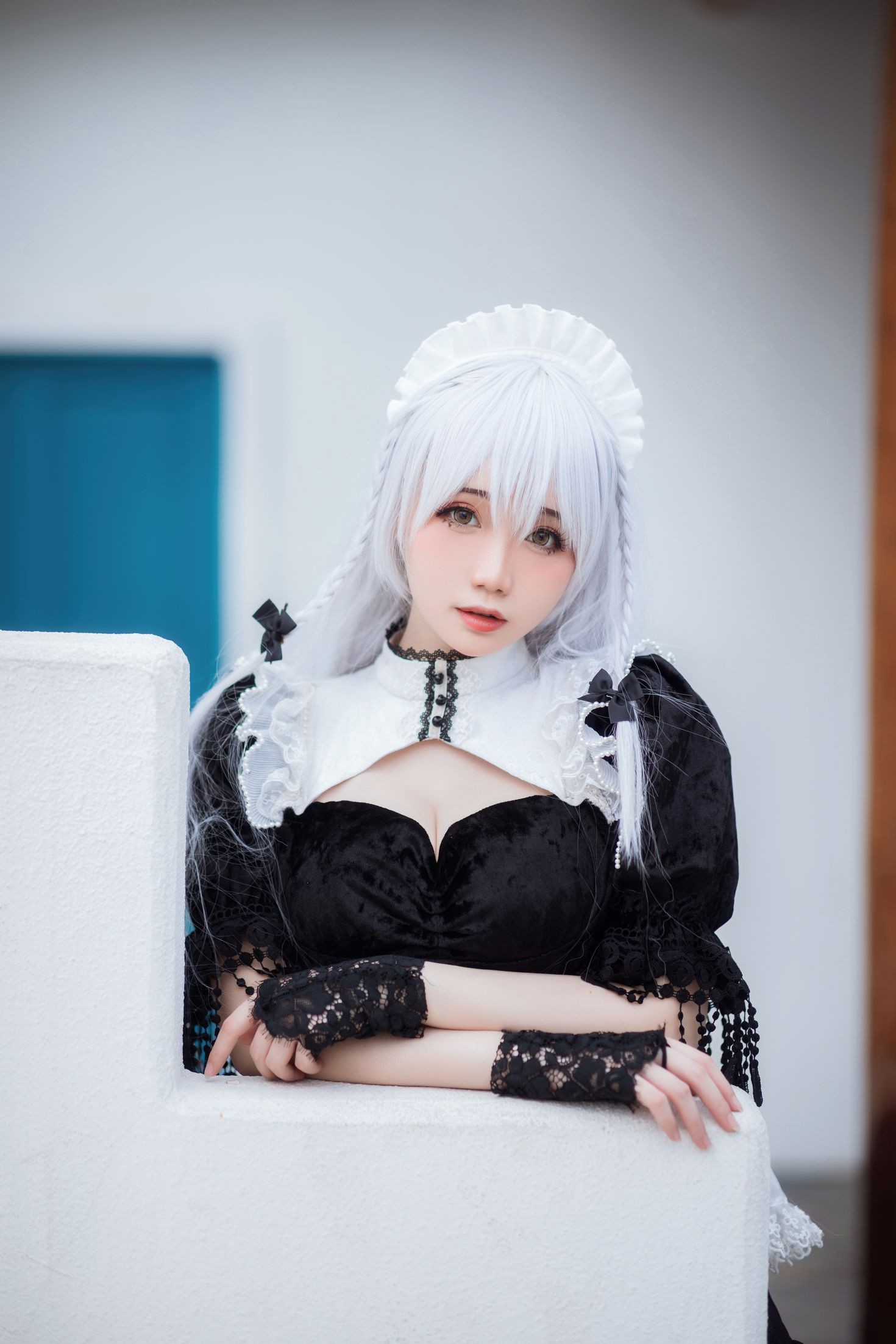 美女动漫博主焖焖碳性感Cosplay写真赫敏 (2)