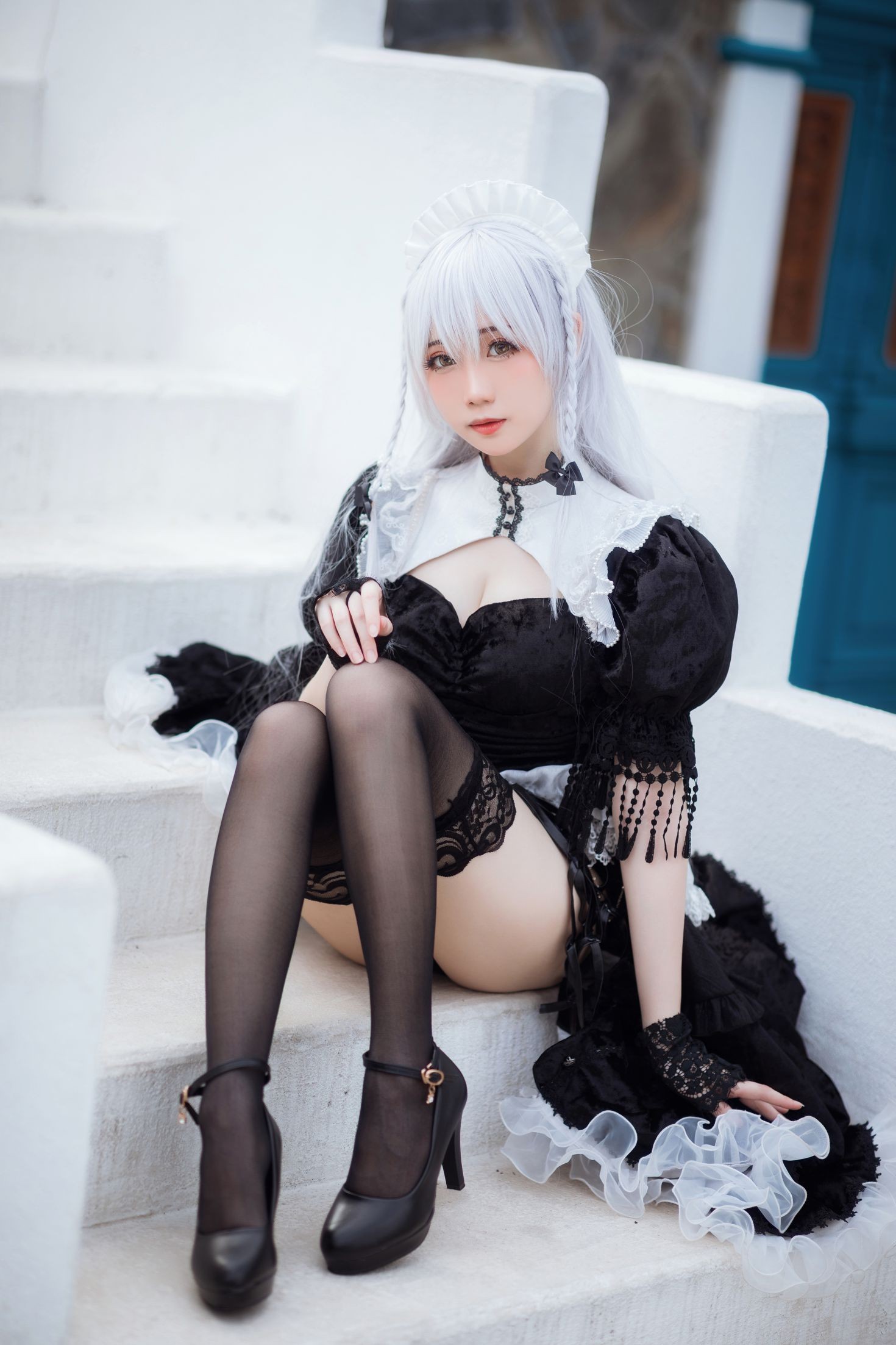 美女动漫博主焖焖碳性感Cosplay写真赫敏 (21)