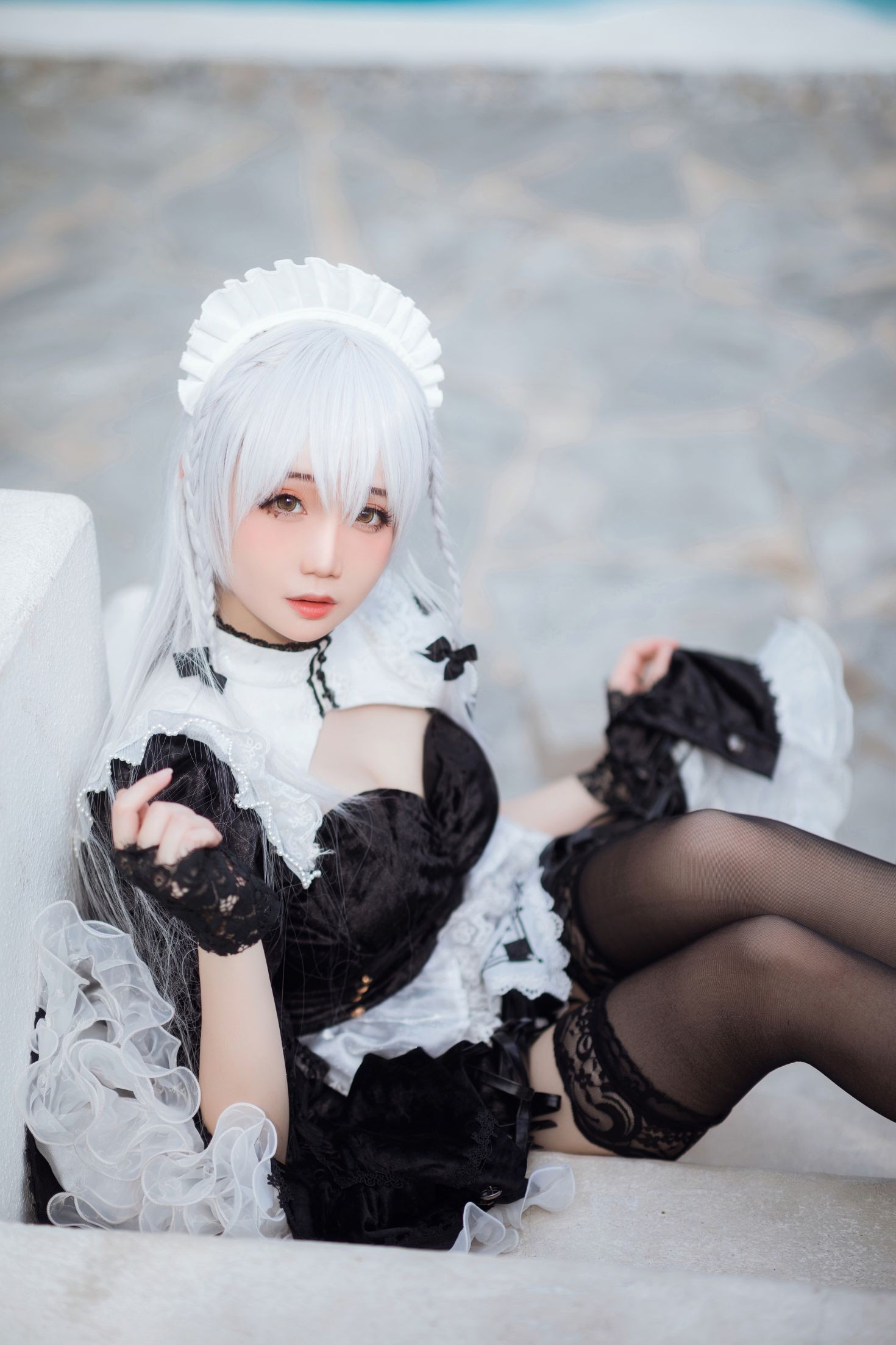 美女动漫博主焖焖碳性感Cosplay写真赫敏 (19)