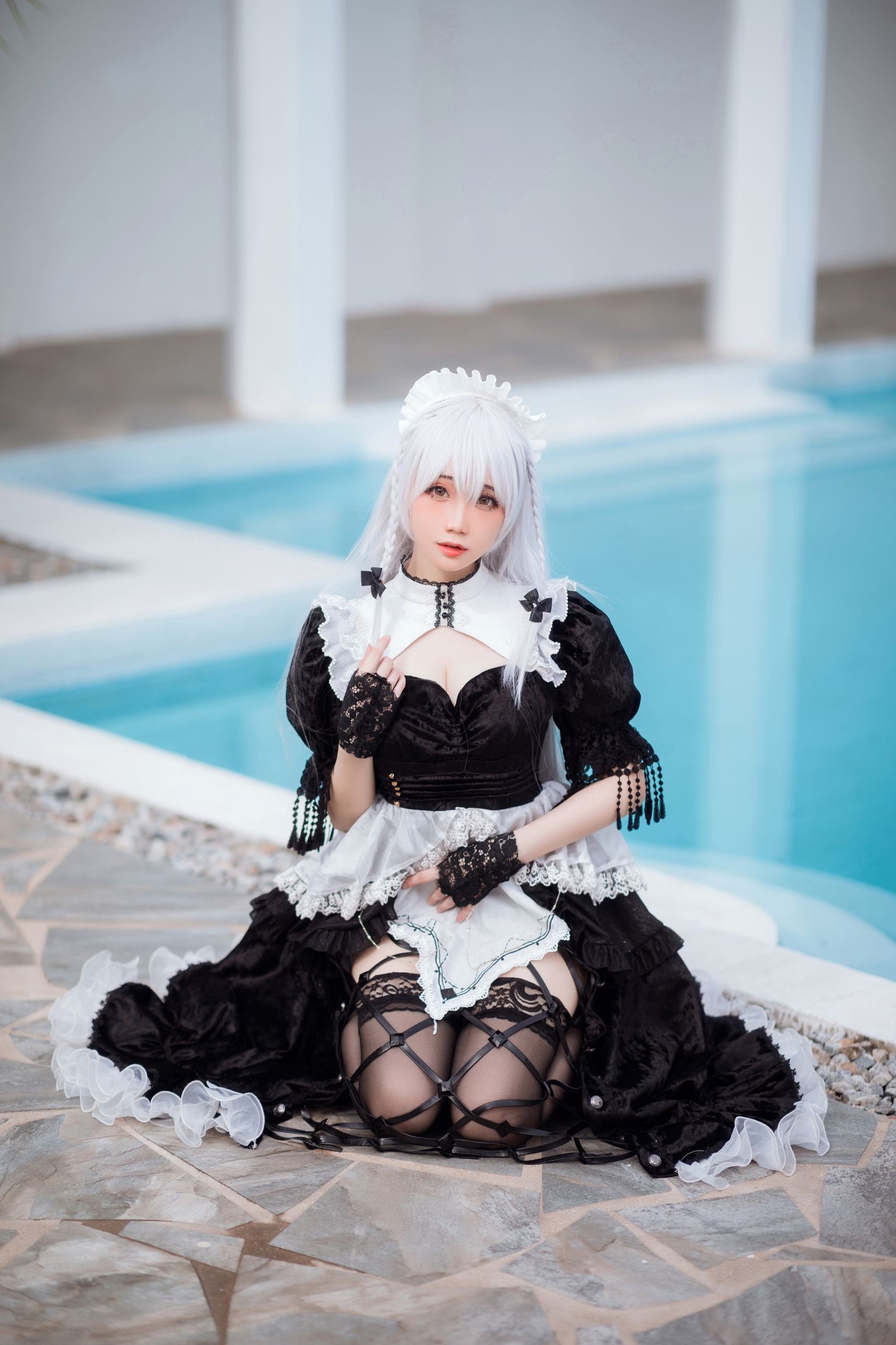 美女动漫博主焖焖碳性感Cosplay写真赫敏 (15)