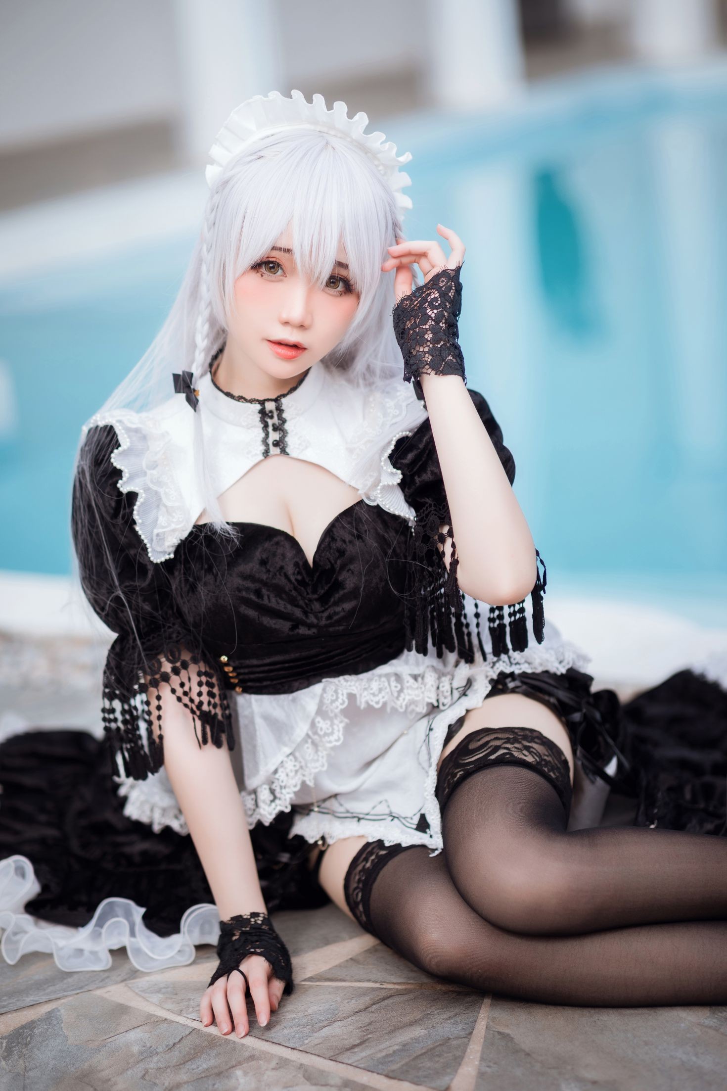 美女动漫博主焖焖碳性感Cosplay写真赫敏 (16)