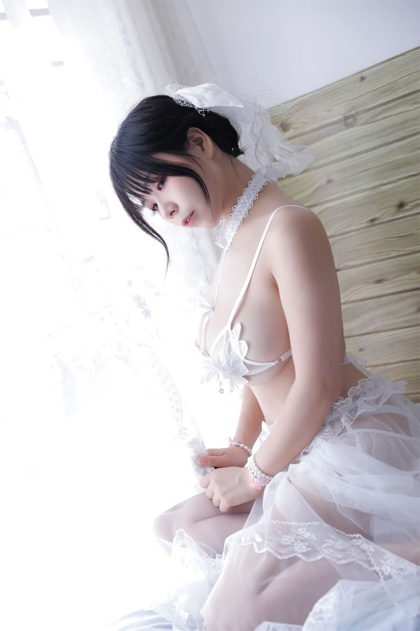 美女动漫博主自闭颜球球性感Cosplay写真天使之翼 (14)