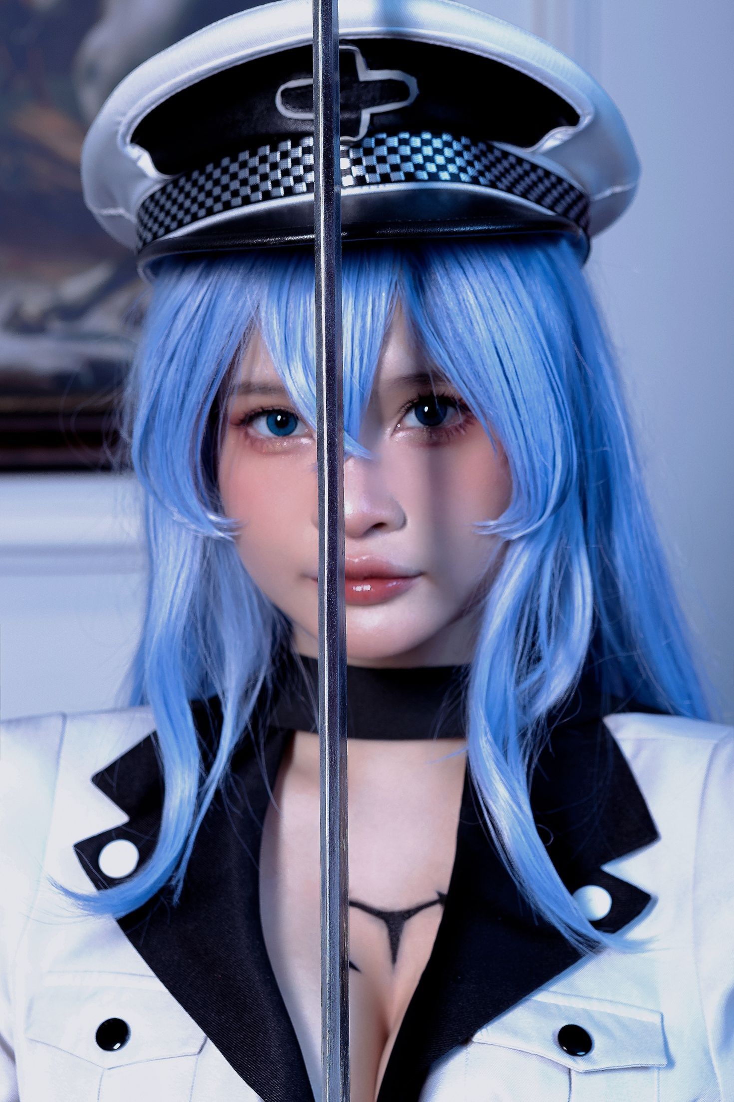 美女动漫博主Azami性感Cosplay写真Esdeath (3)