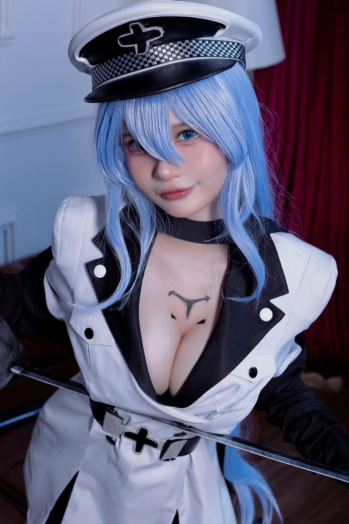 美女动漫博主Azami性感Cosplay写真Esdeath (4)