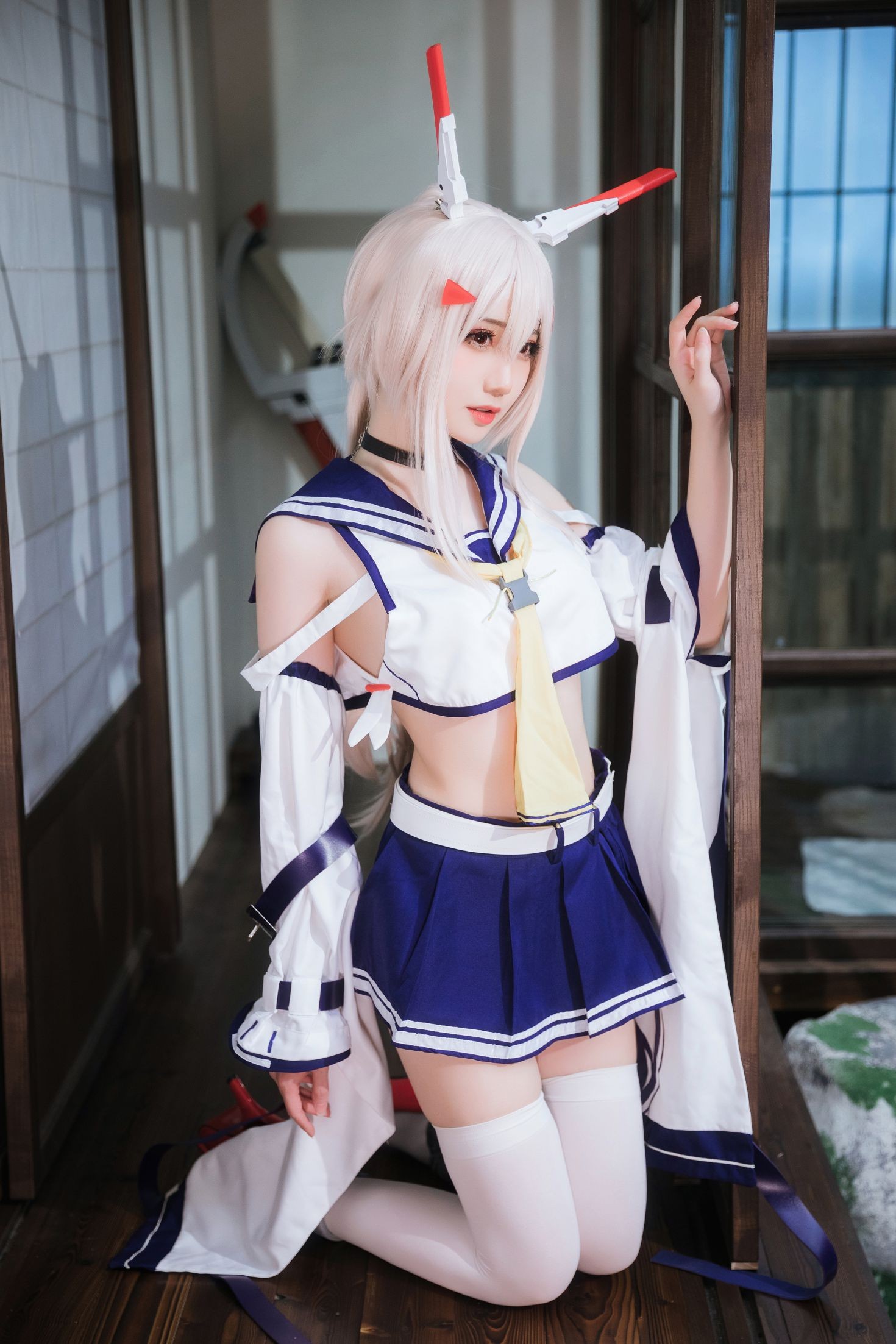 美女动漫博主焖焖碳性感Cosplay写真绫波改 (25)