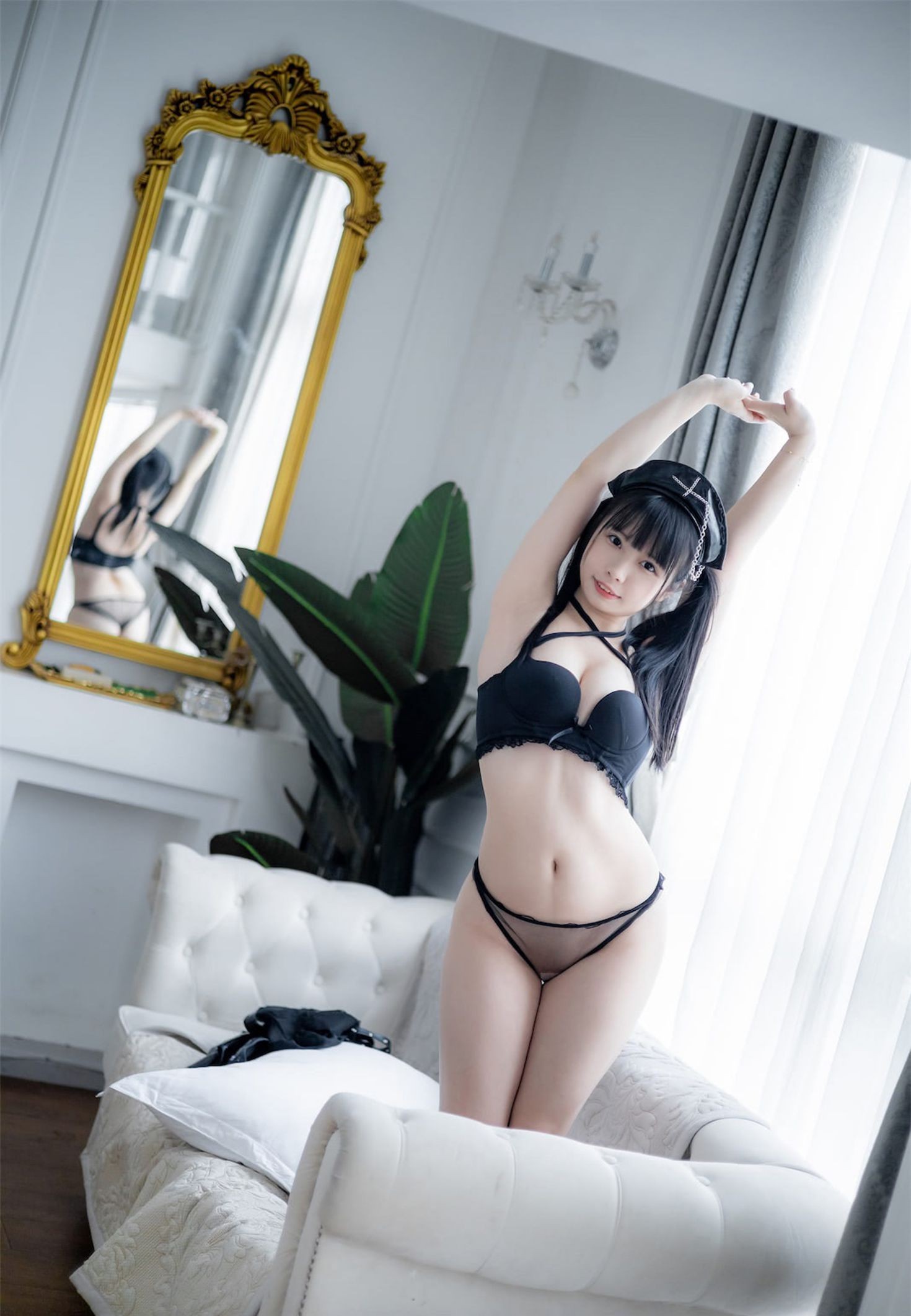 美女动漫博主十万珍吱伏特性感Cosplay写真伪s系妹妹 (45)