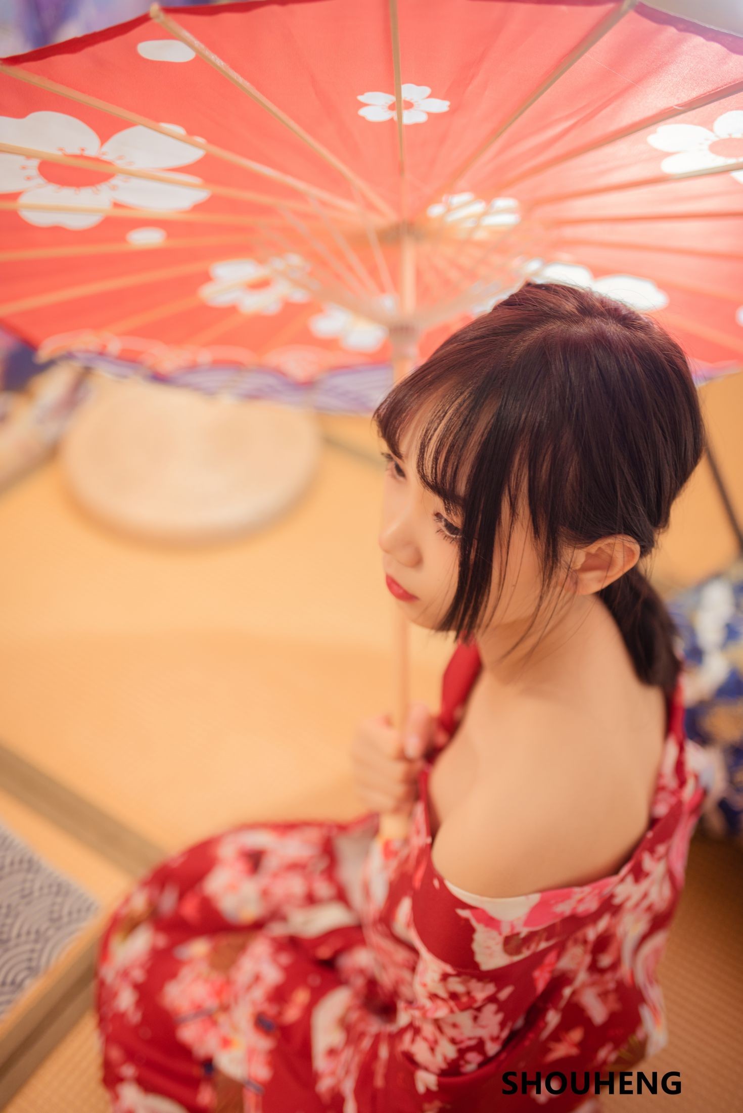 美女动漫博主萌量守恒性感Cosplay写真日式和风 (15)