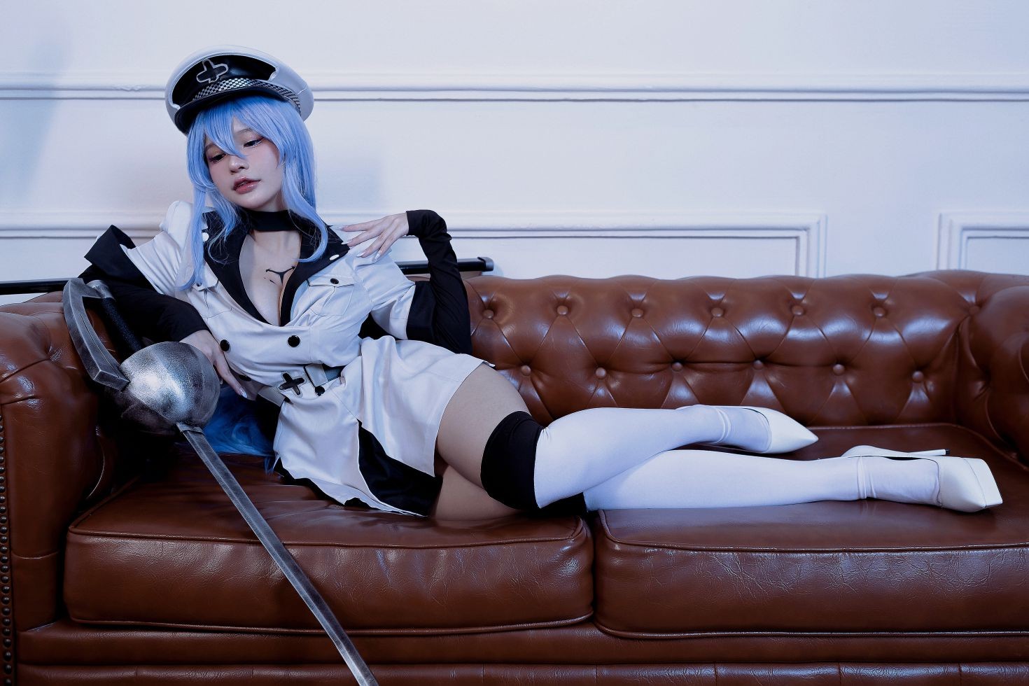 美女动漫博主Azami性感Cosplay写真Esdeath (7)