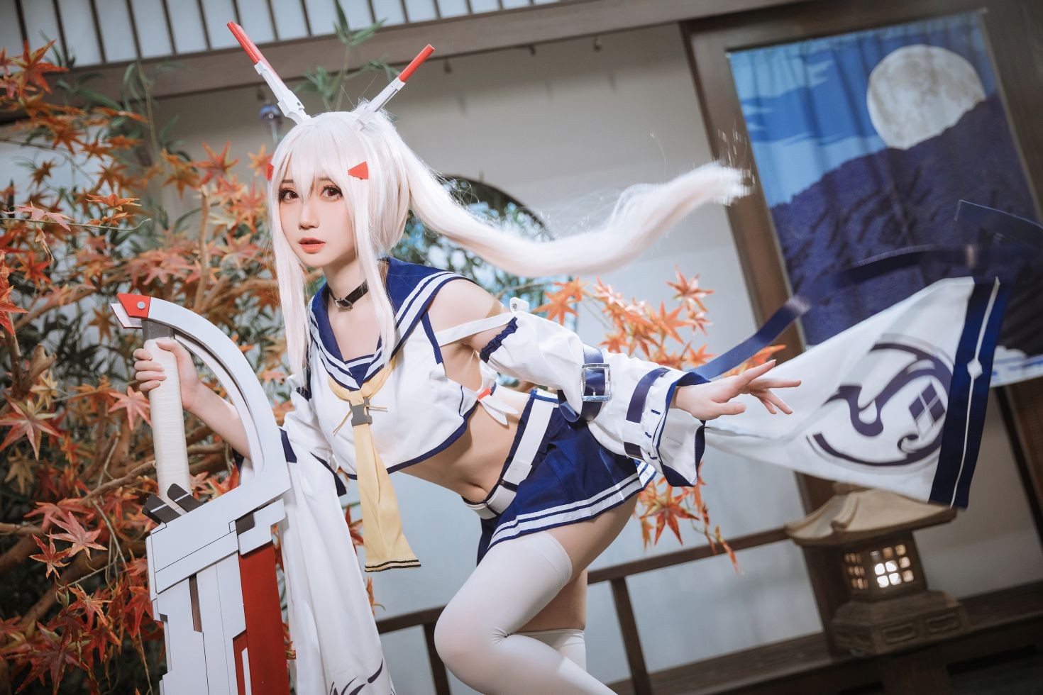 美女动漫博主焖焖碳性感Cosplay写真绫波改 (20)