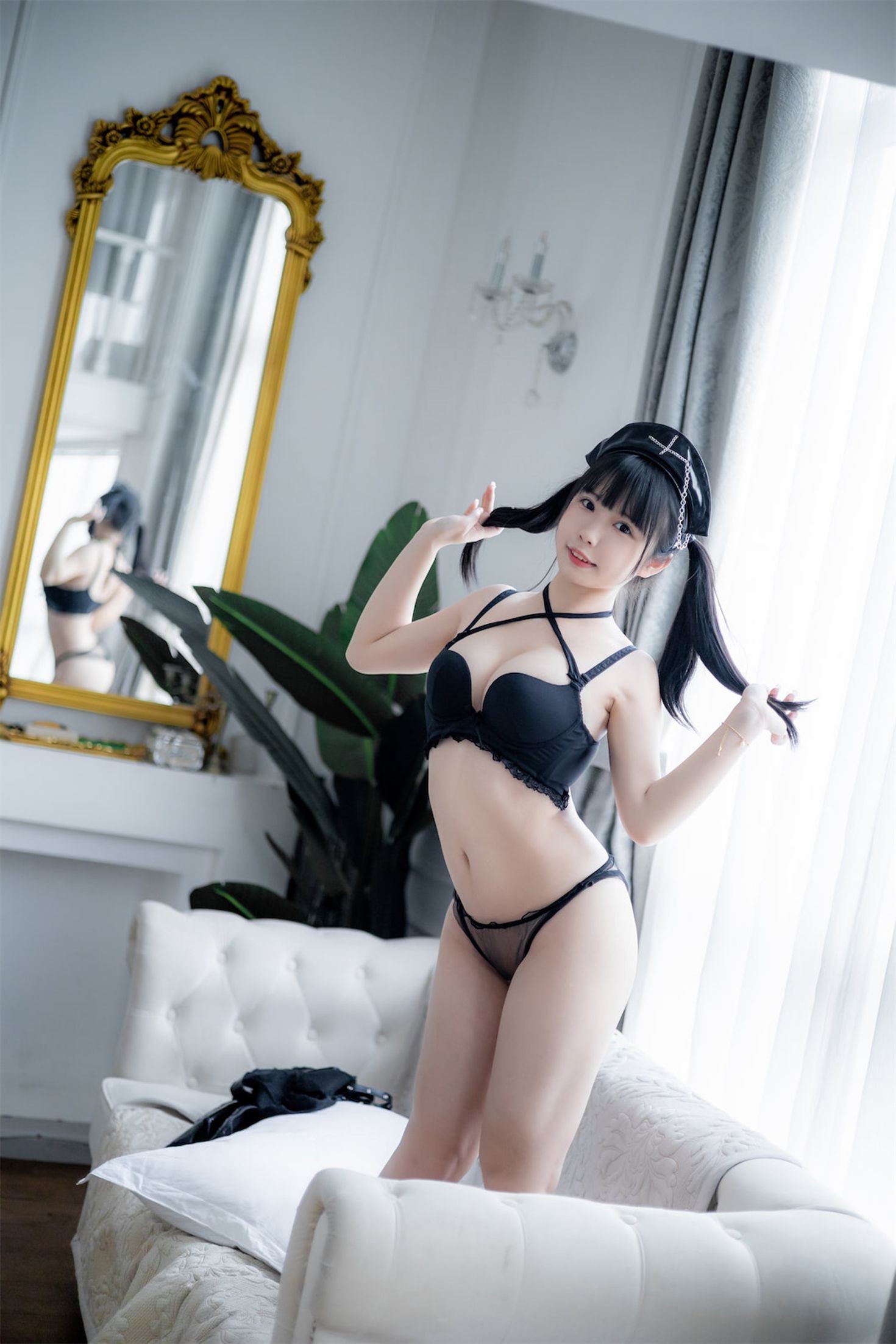 美女动漫博主十万珍吱伏特性感Cosplay写真伪s系妹妹 (46)