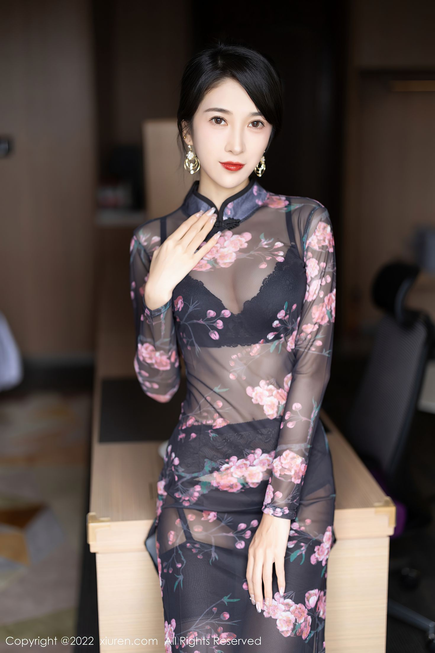 XIUREN秀人网美媛馆美女模特写真第No.5585期林乐一 (7)