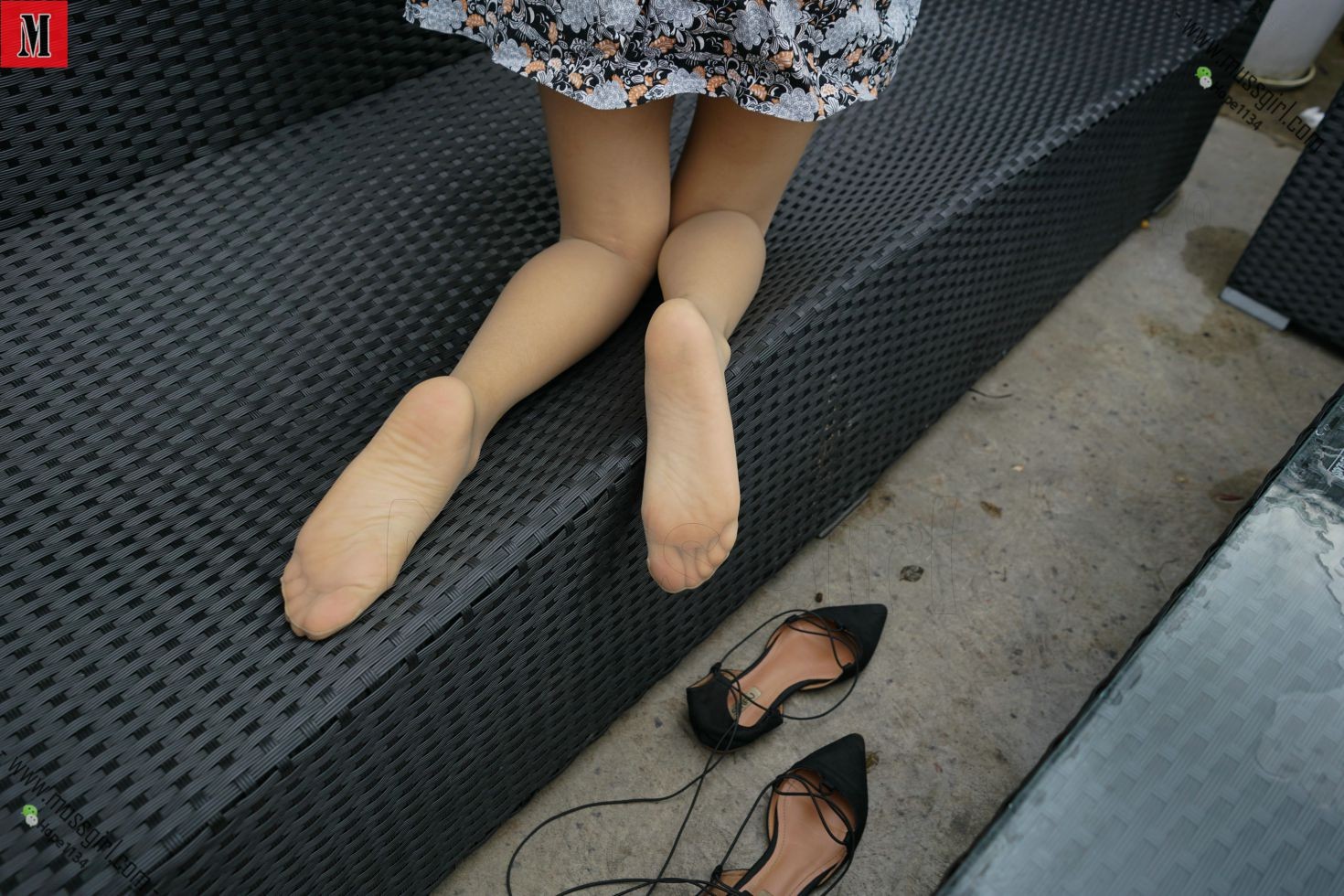 MussGirl慕丝女郎美女腿模高跟鞋丝袜美腿写真画家 (8)