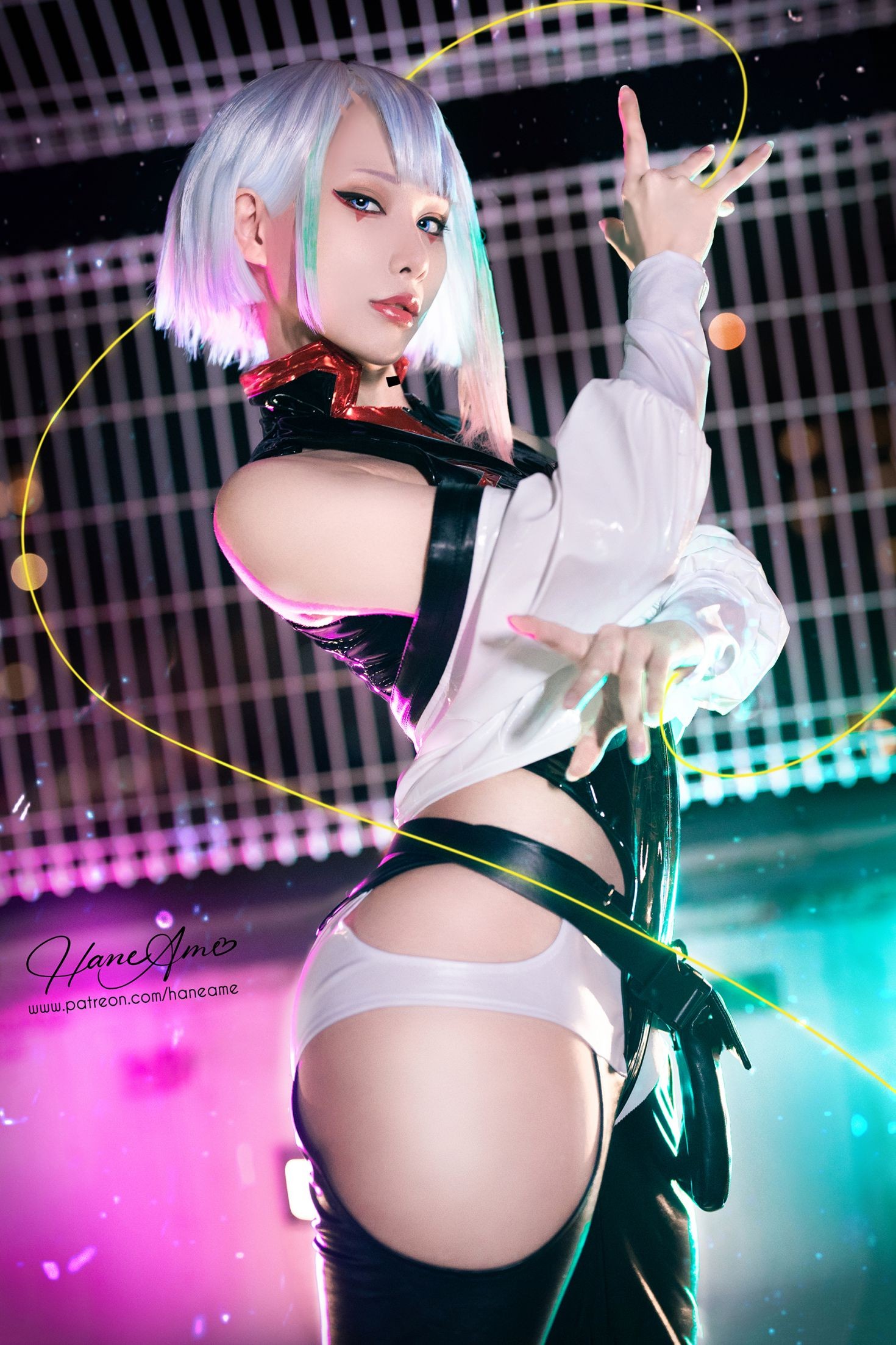 美女动漫博主雨波性感Cosplay写真Cyberpunk Lucy (2)