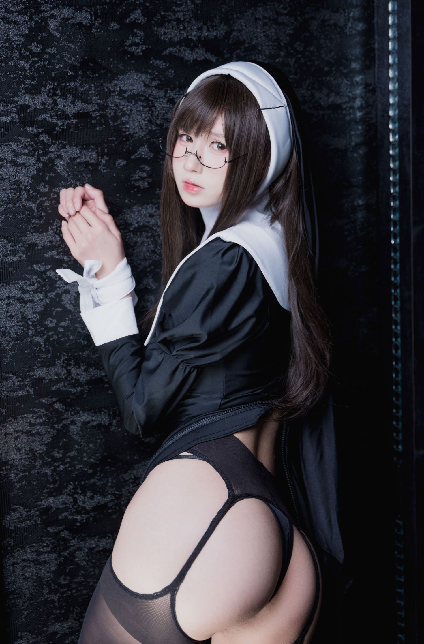 美女动漫博主西园寺南歌性感Cosplay写真堕修女 (38)