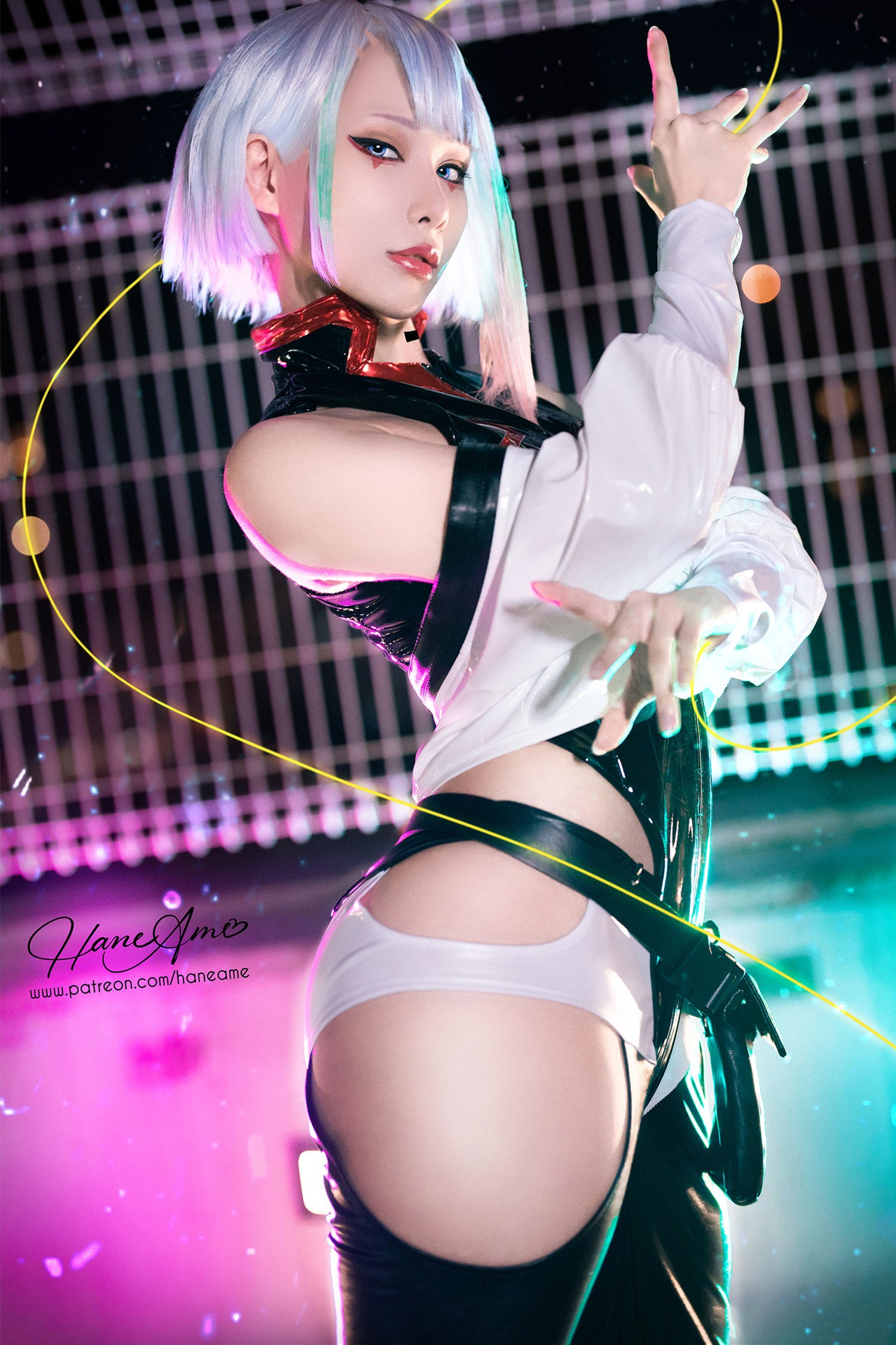 美女动漫博主雨波性感Cosplay写真Cyberpunk Lucy (1)