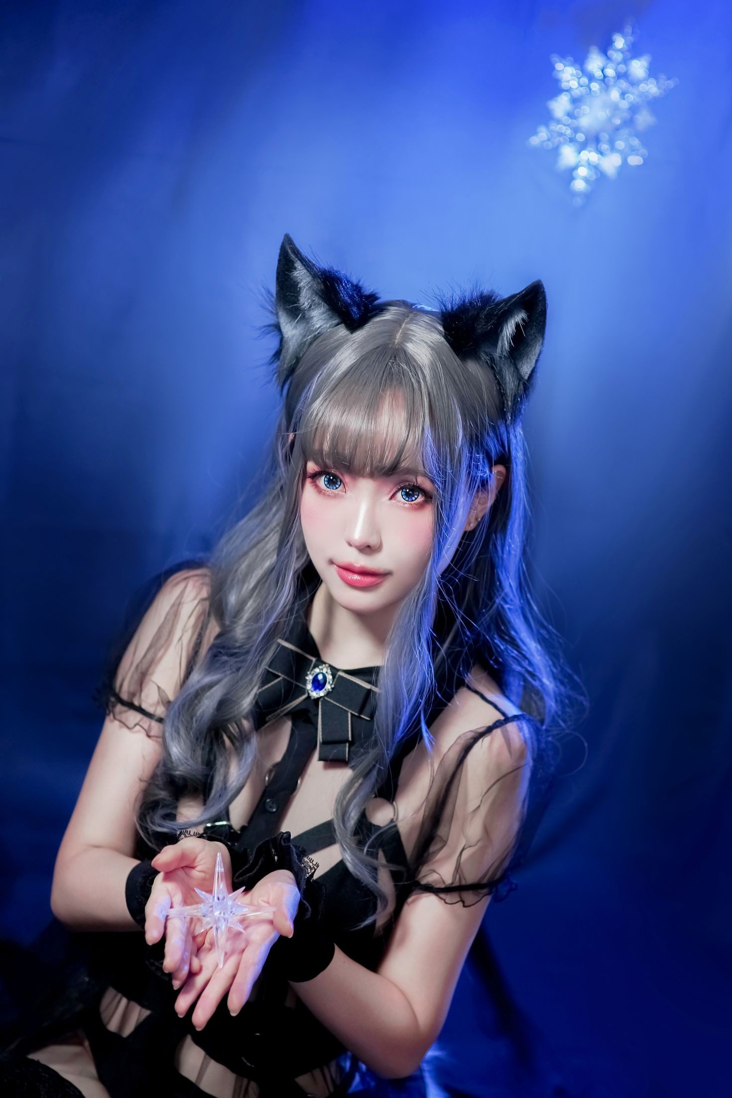 美女动漫博主ElyEE子性感Cosplay写真オオカミ闇夜ーヨルちゃん (21)