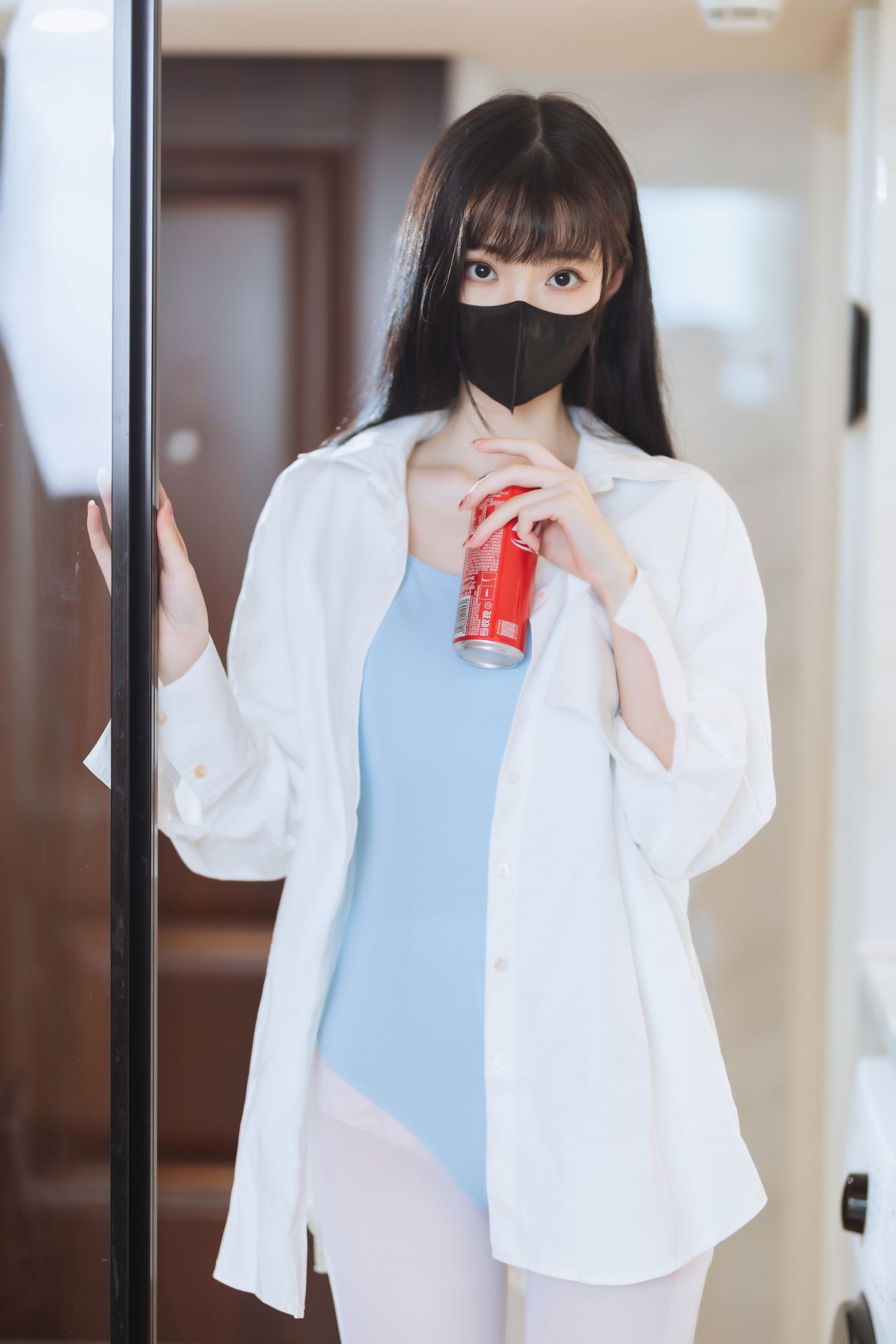 美女动漫博主叁月life性感Cosplay写真蓝色芭蕾 (37)